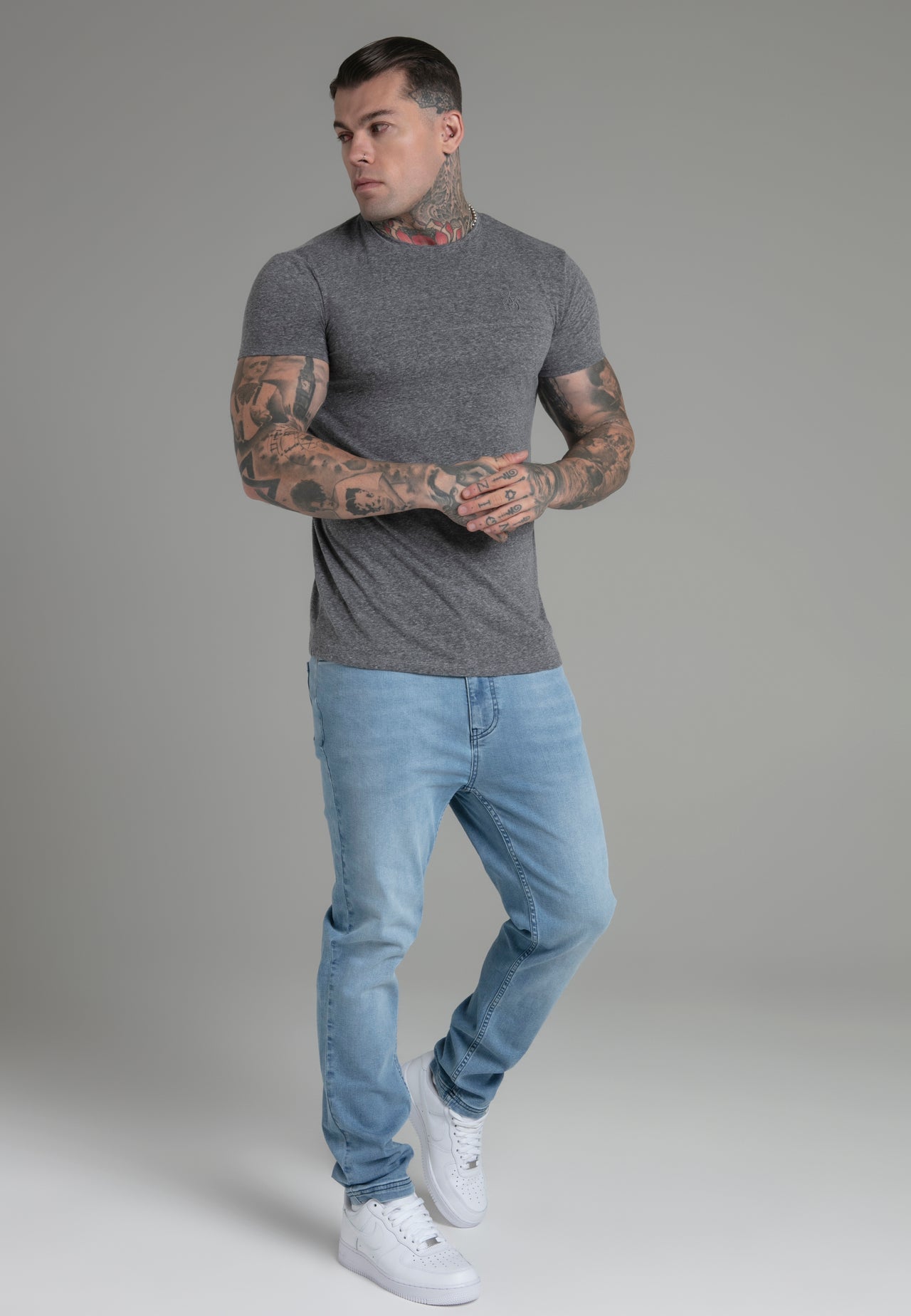 Dark Grey Marl T-Shirt (3)