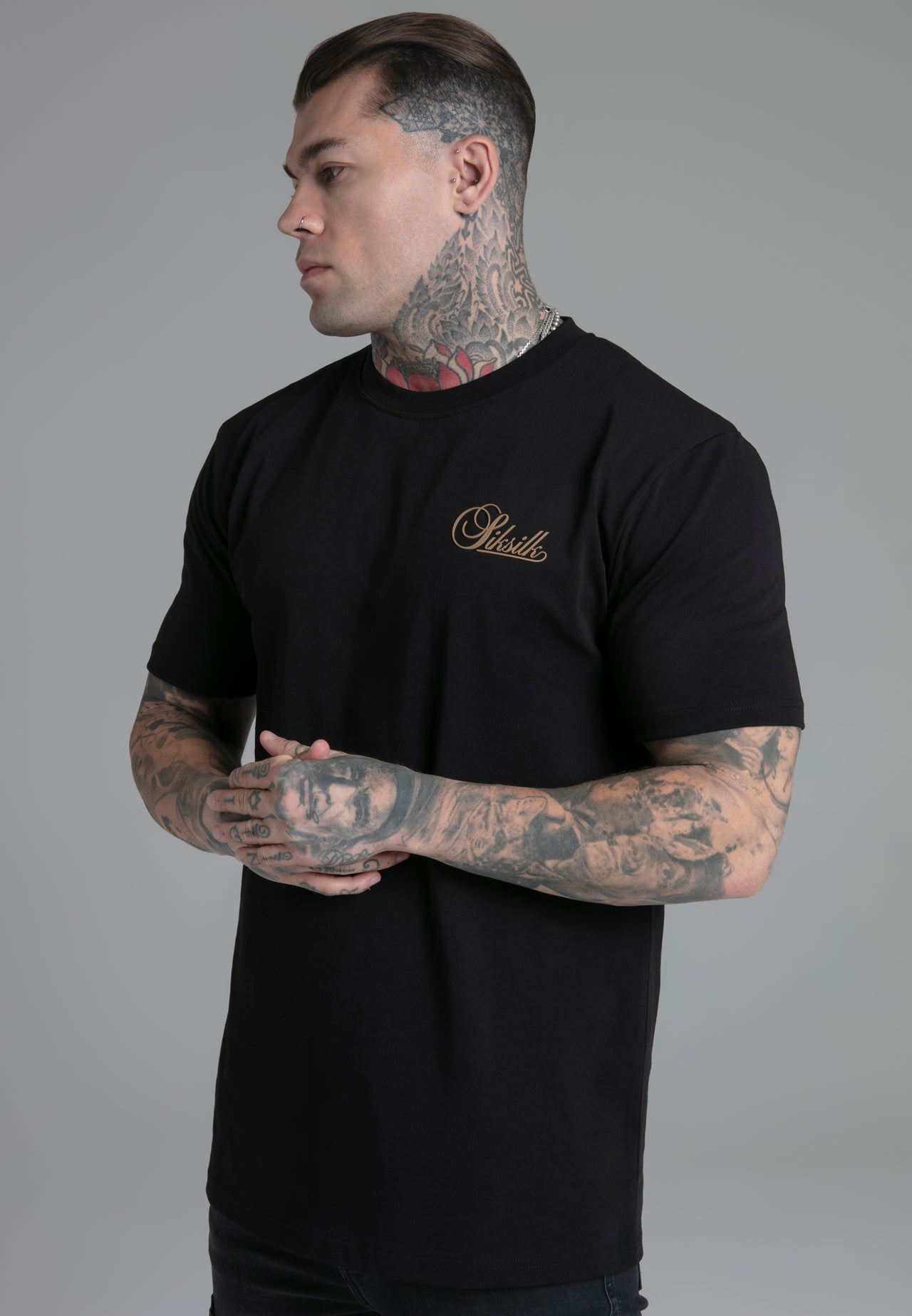 Black Relaxed Fit T-Shirt