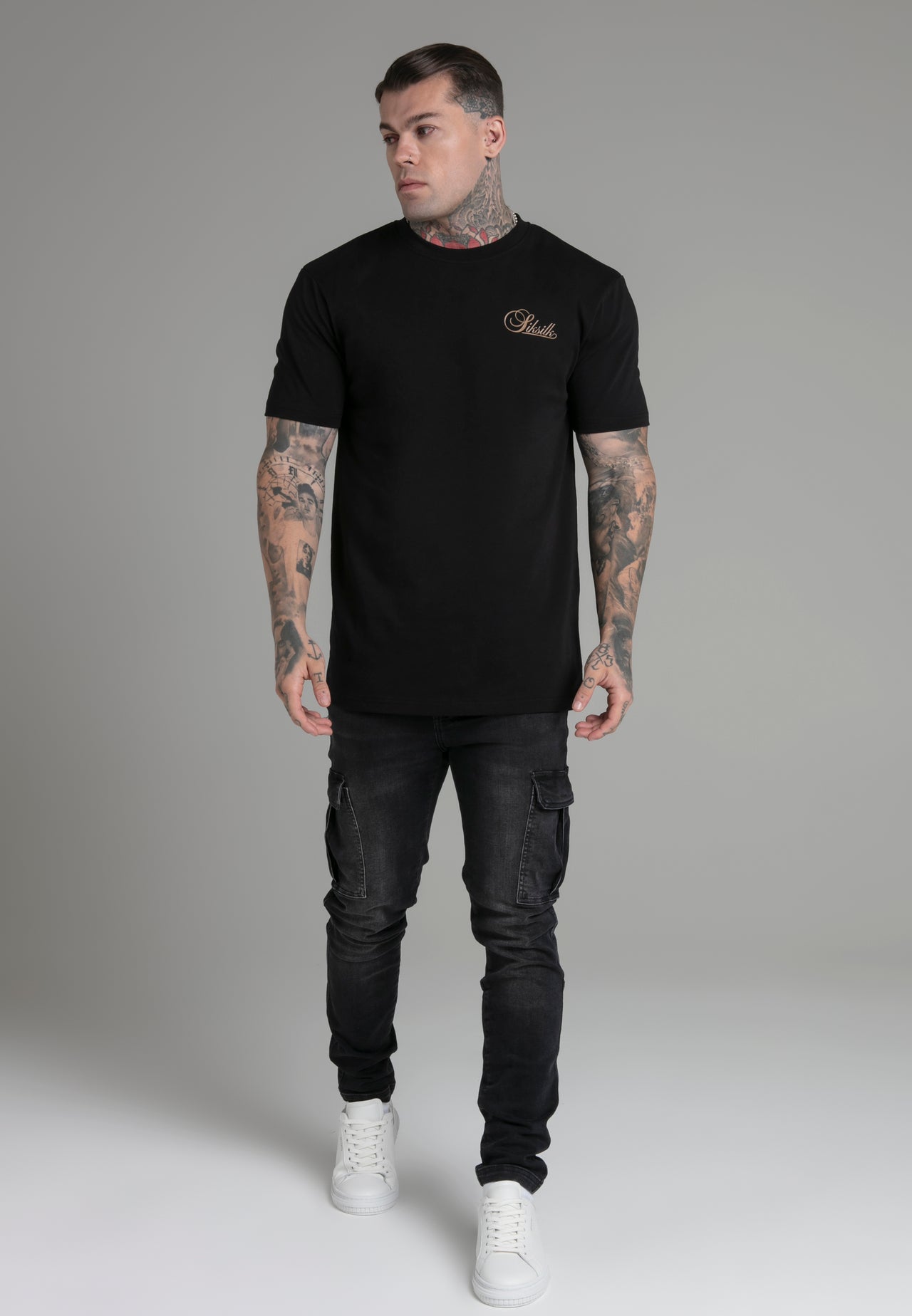 Black Relaxed Fit T-Shirt (1)