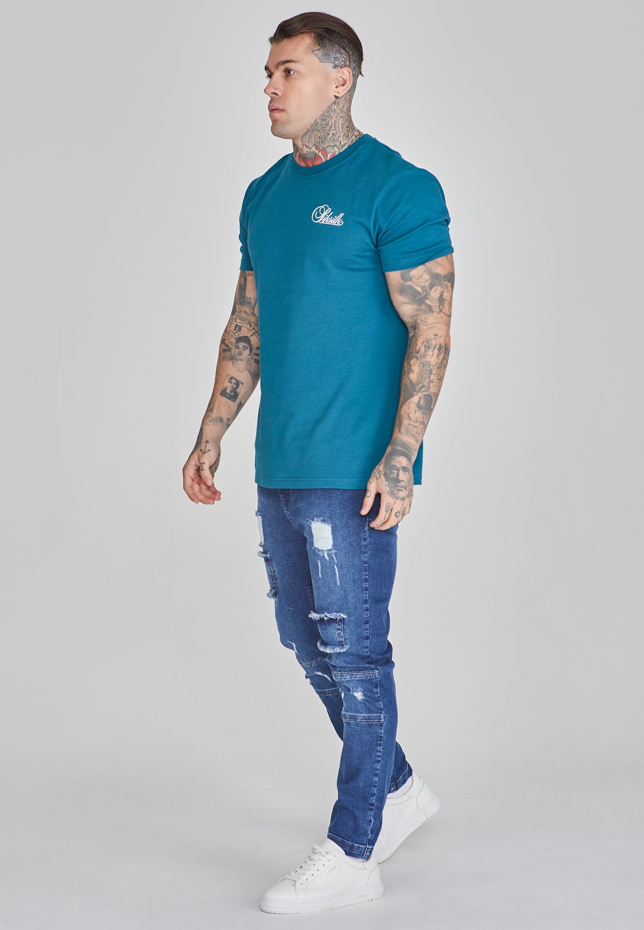 Blue Relaxed Fit T-Shirt (2)