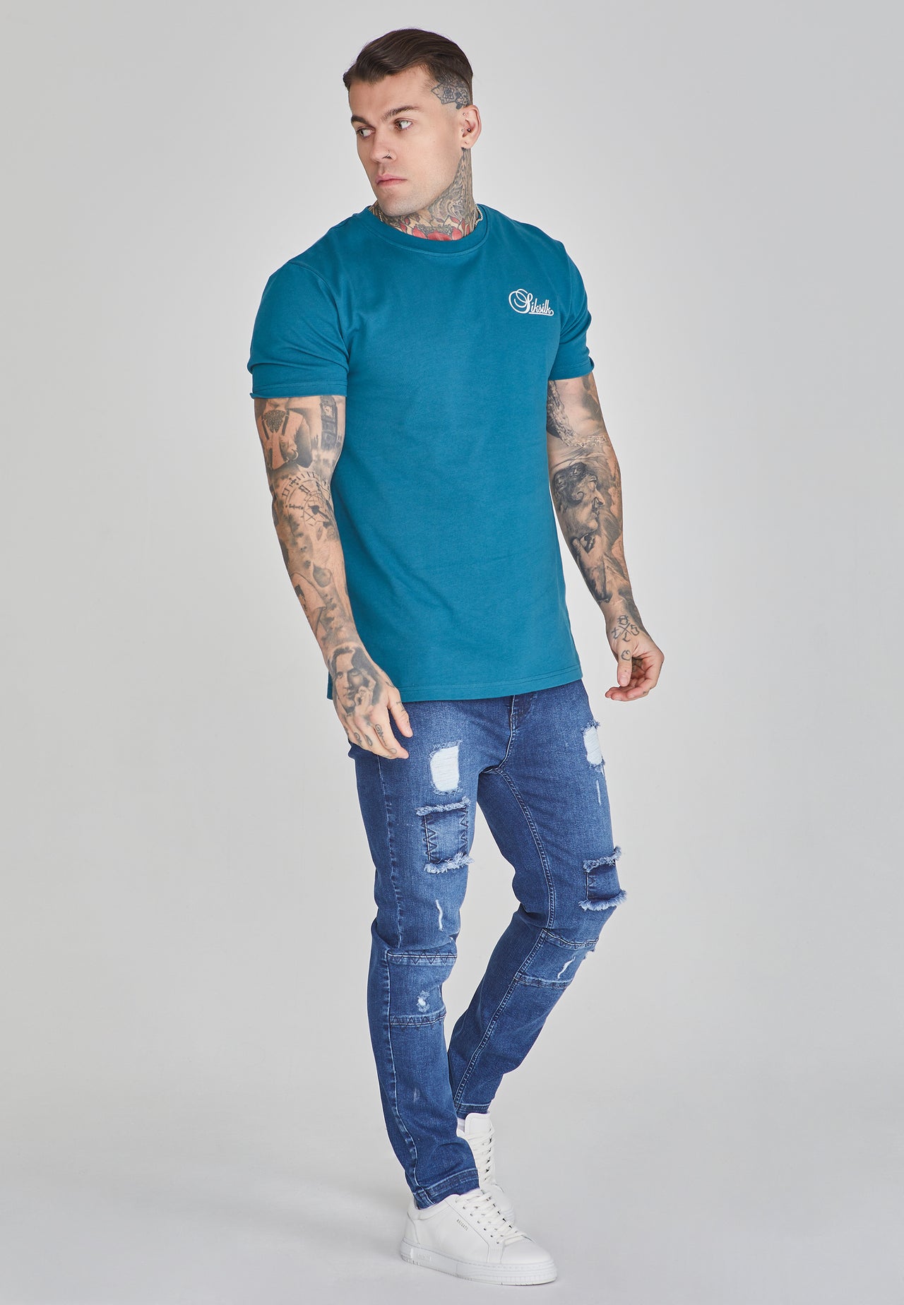 Blue Relaxed Fit T-Shirt (3)