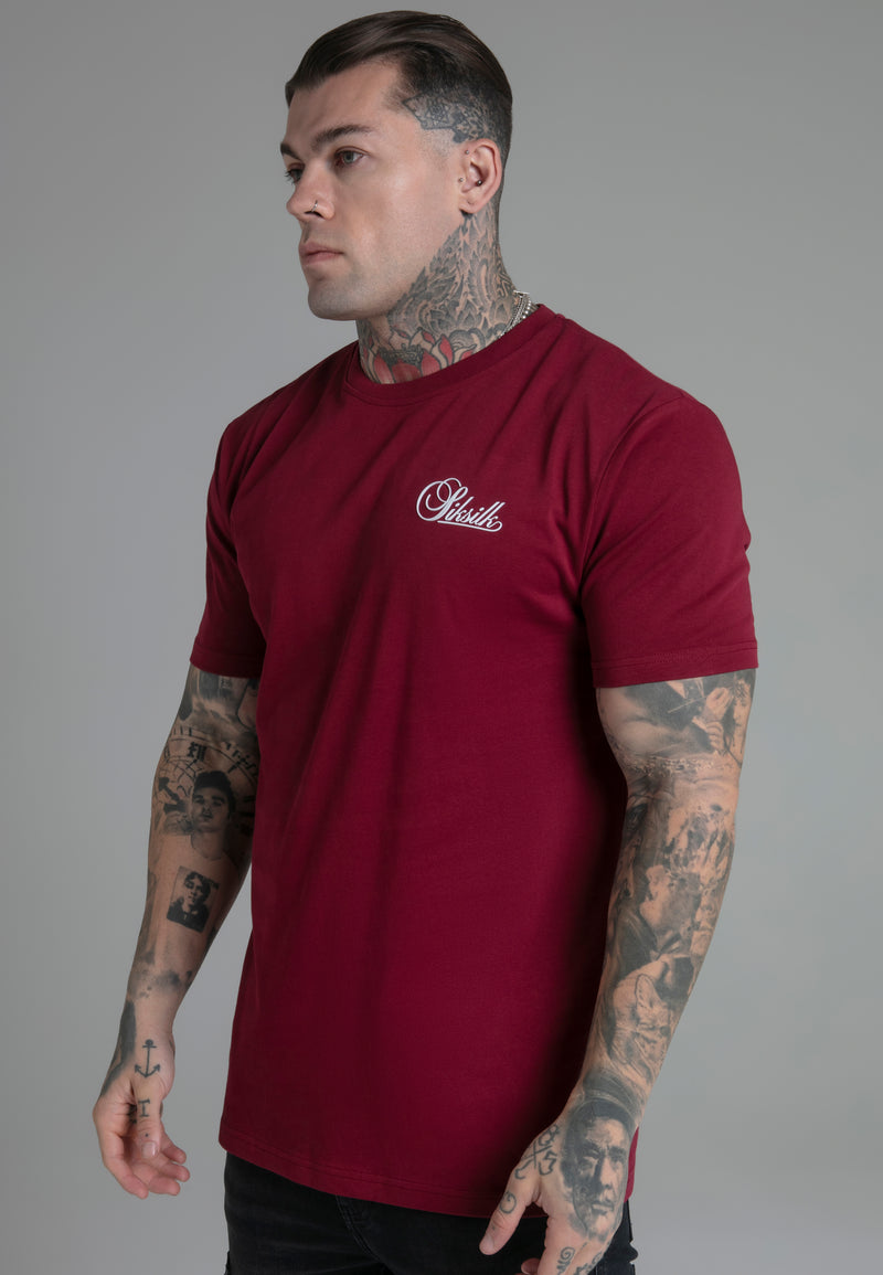 Burgundy Relaxed Fit T-Shirt