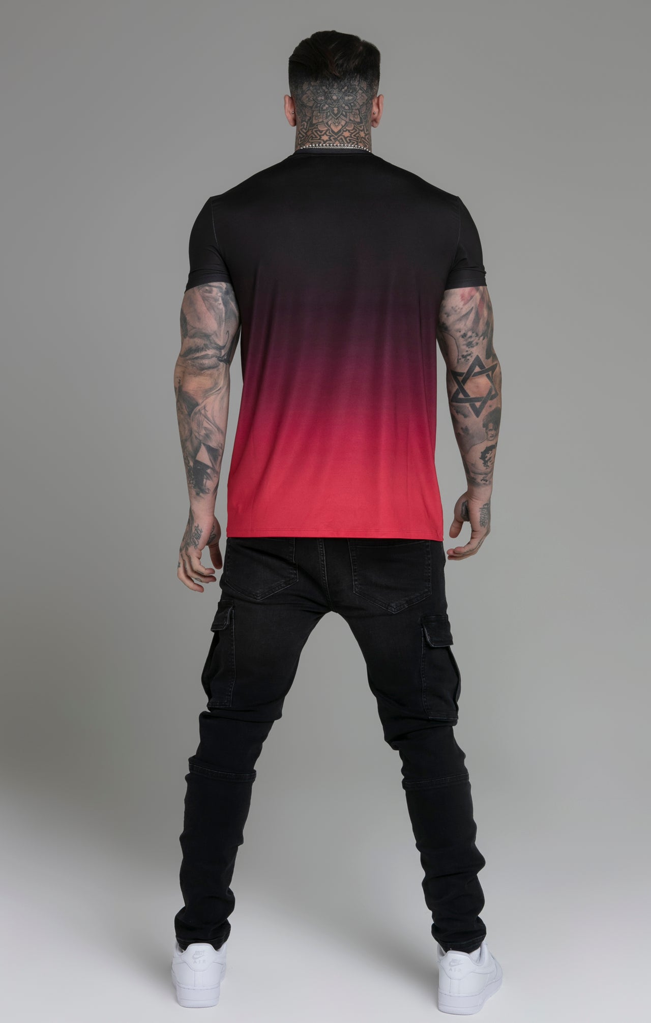 Black Red Fade T-Shirt (4)