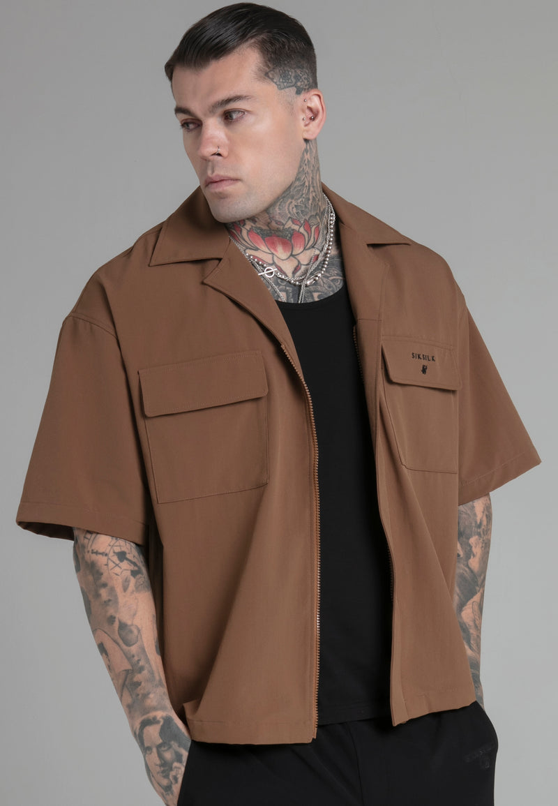 Tan Utility Shirt