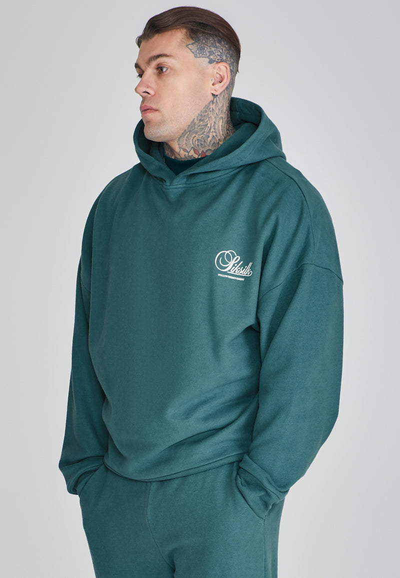 Green Graphic Hoodie