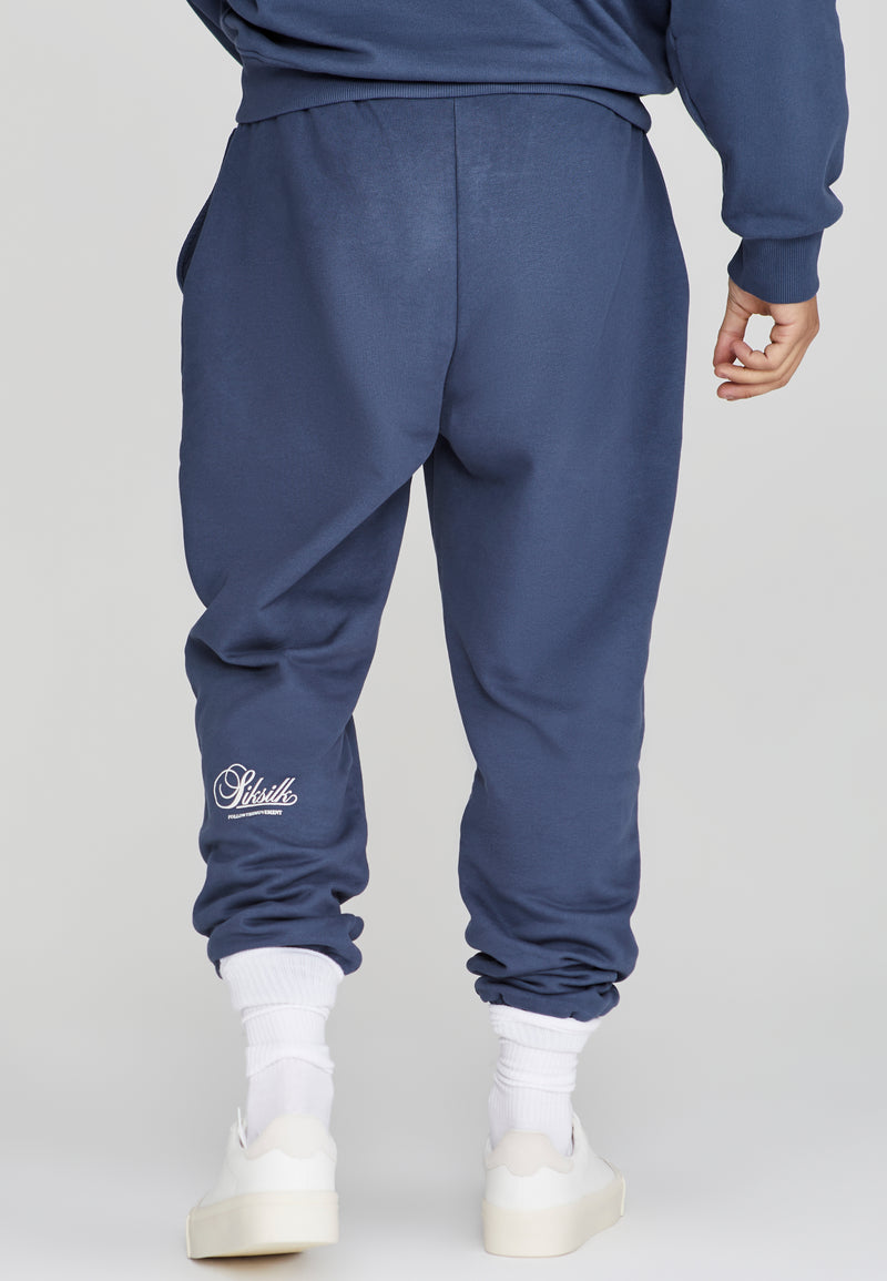 Navy Graphic Joggers