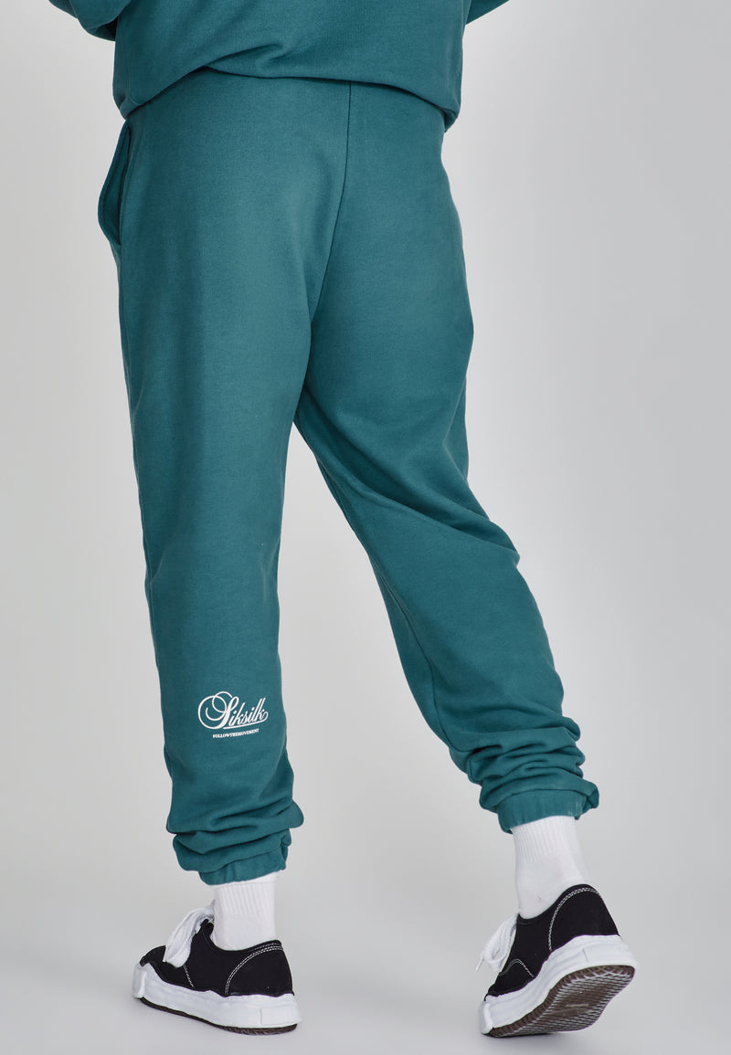Green Graphic Joggers