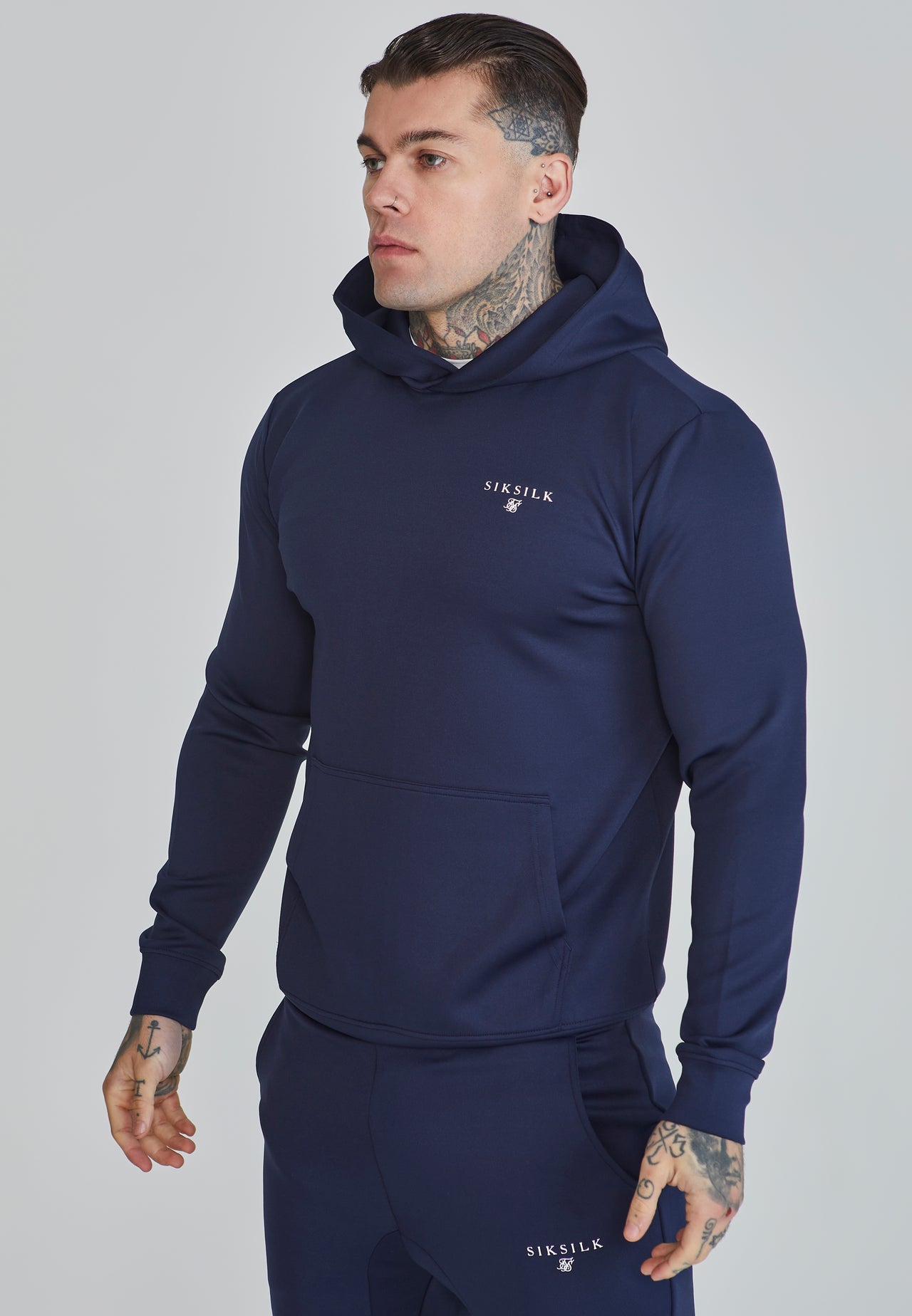 Navy Essentials Poly Hoodie