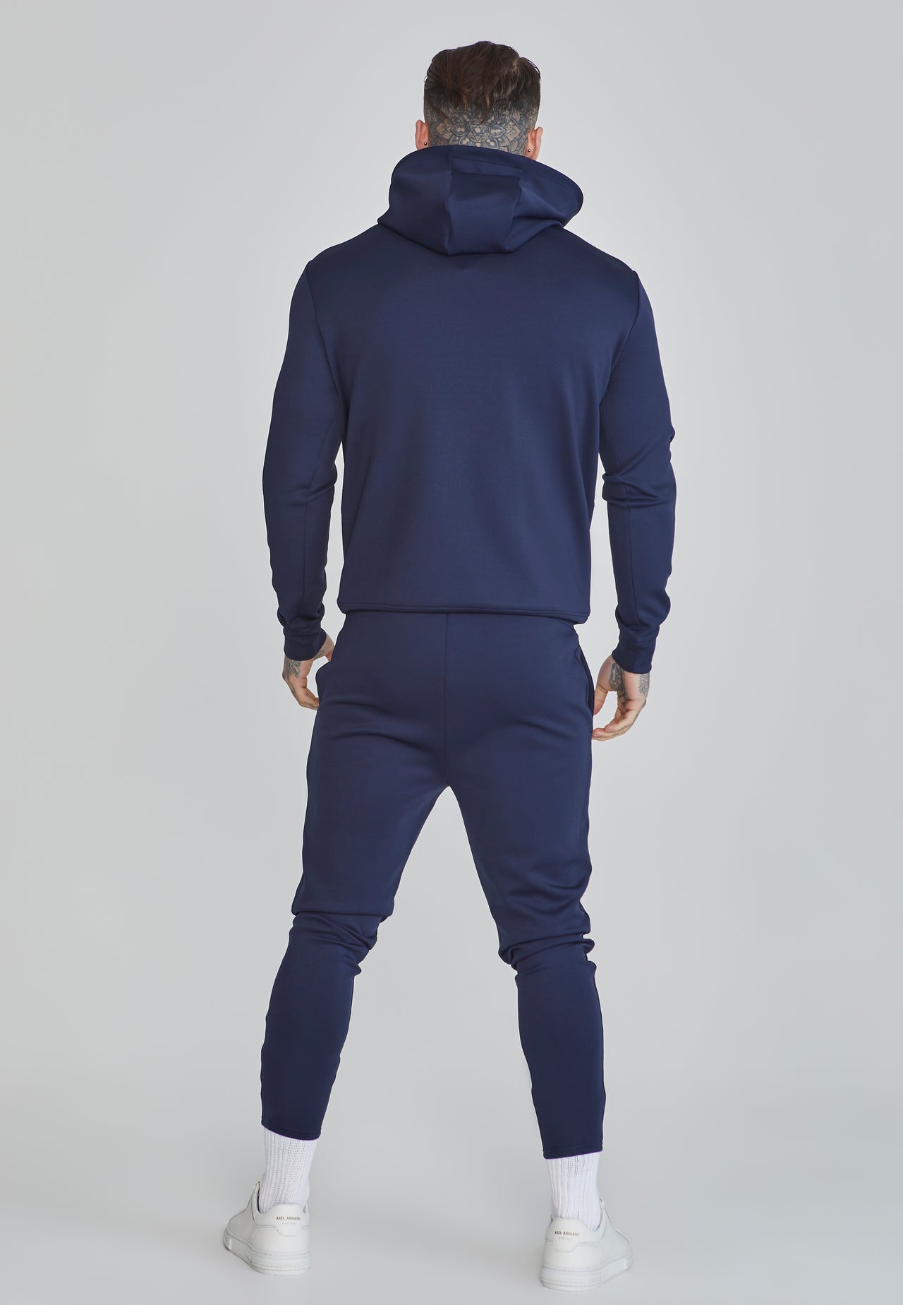 Navy Essentials Poly Hoodie (4)