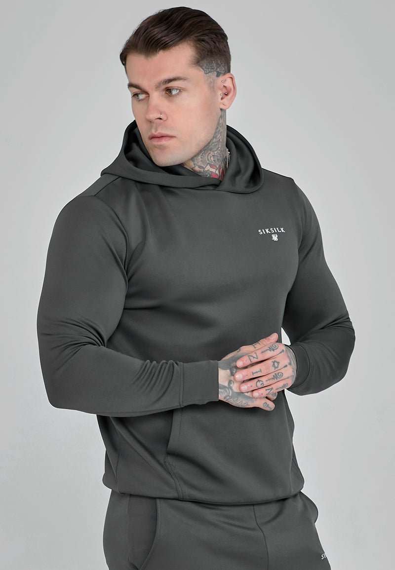 Grey Essentials Poly Hoodie