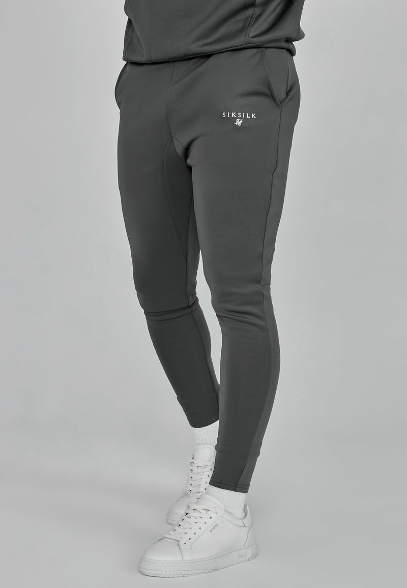 Grey Essentials Poly Joggers