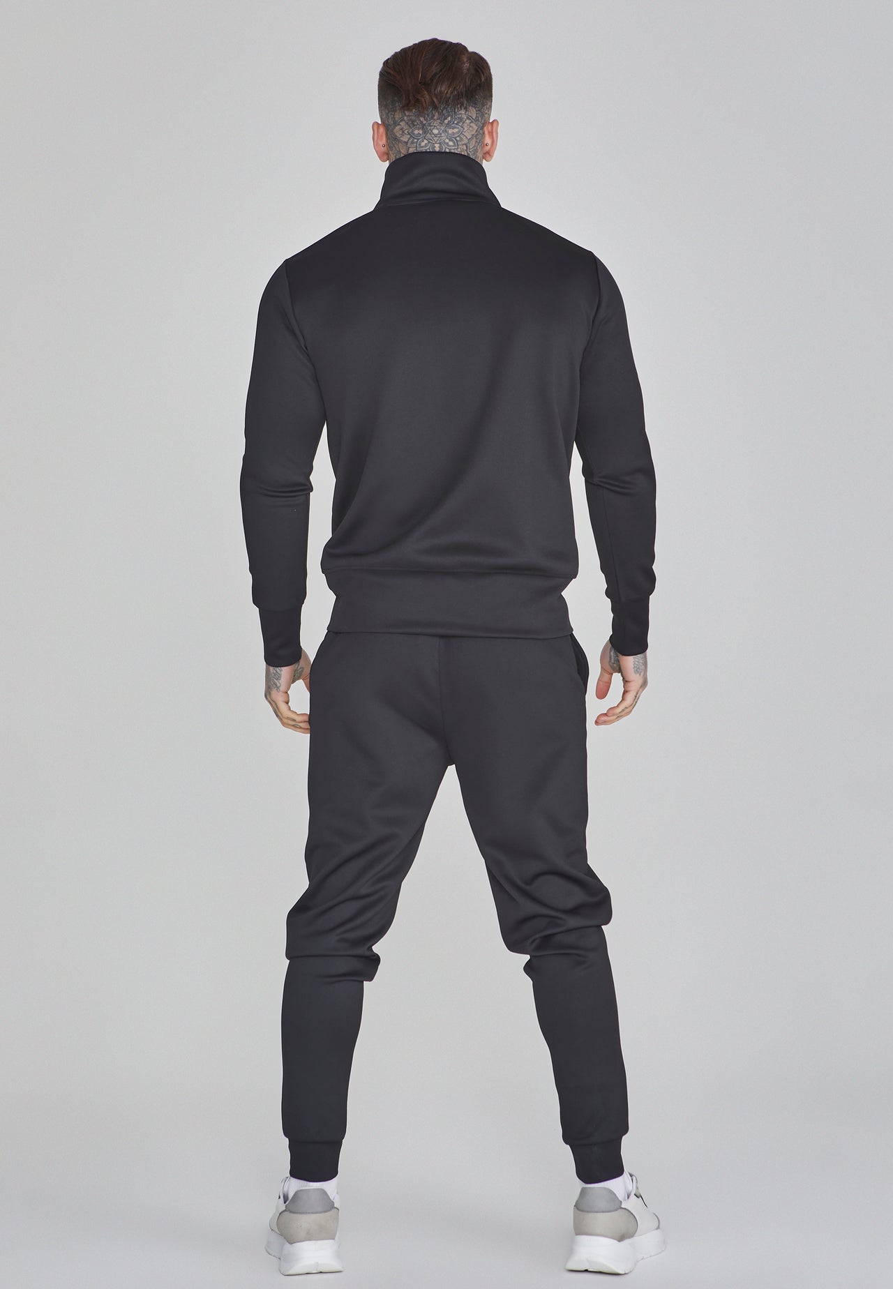 Black Essentials Poly Track Top (4)