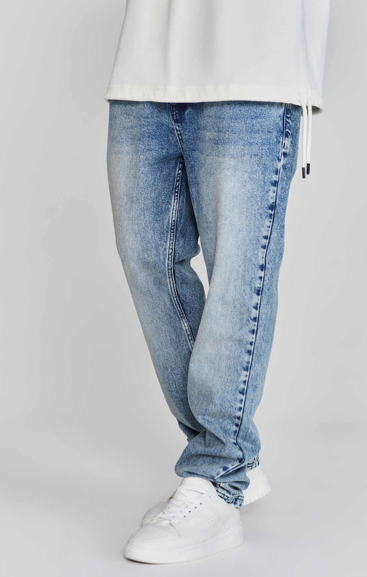 Blue Straight Fit Jeans