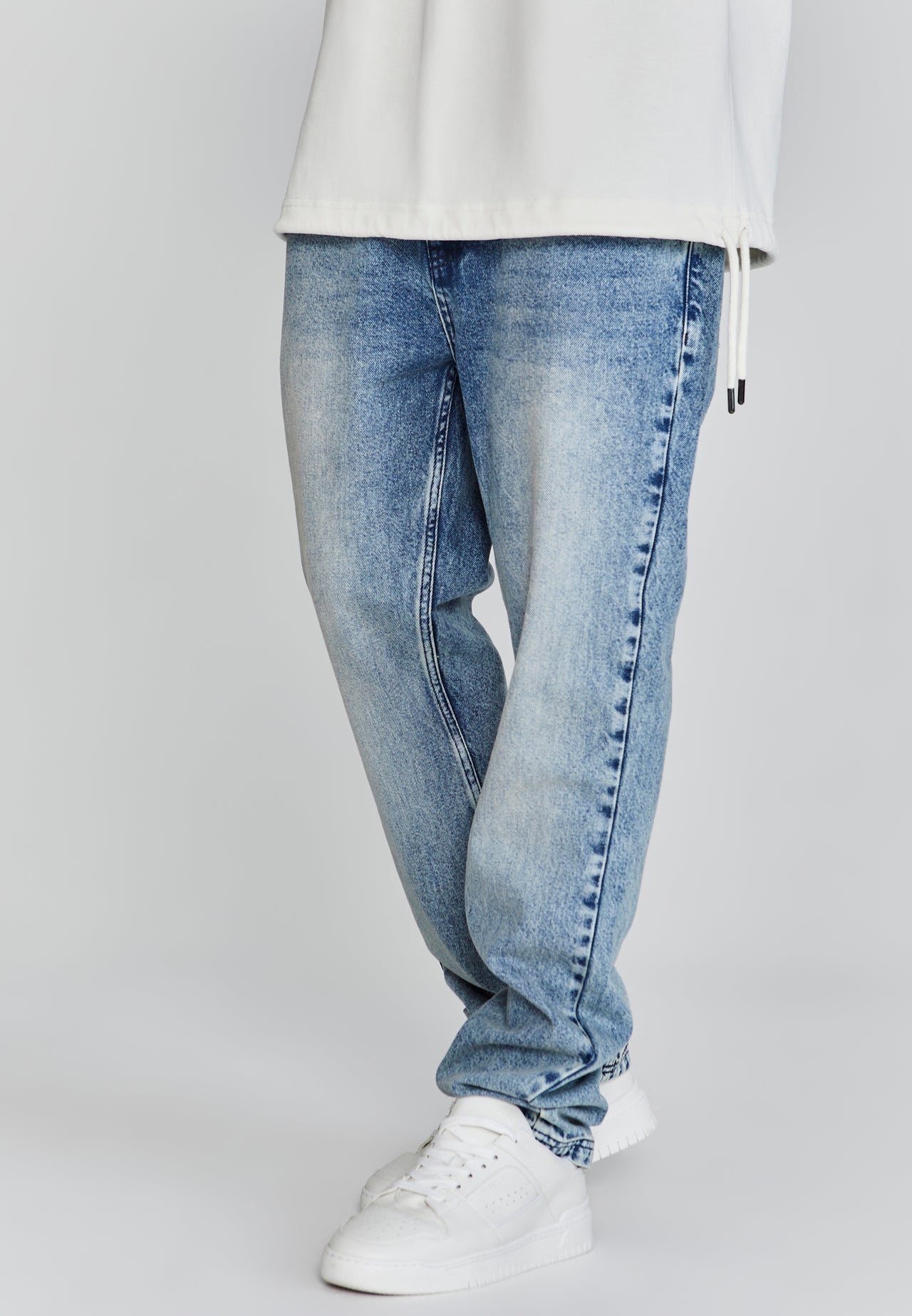 Blue Straight Fit Jeans