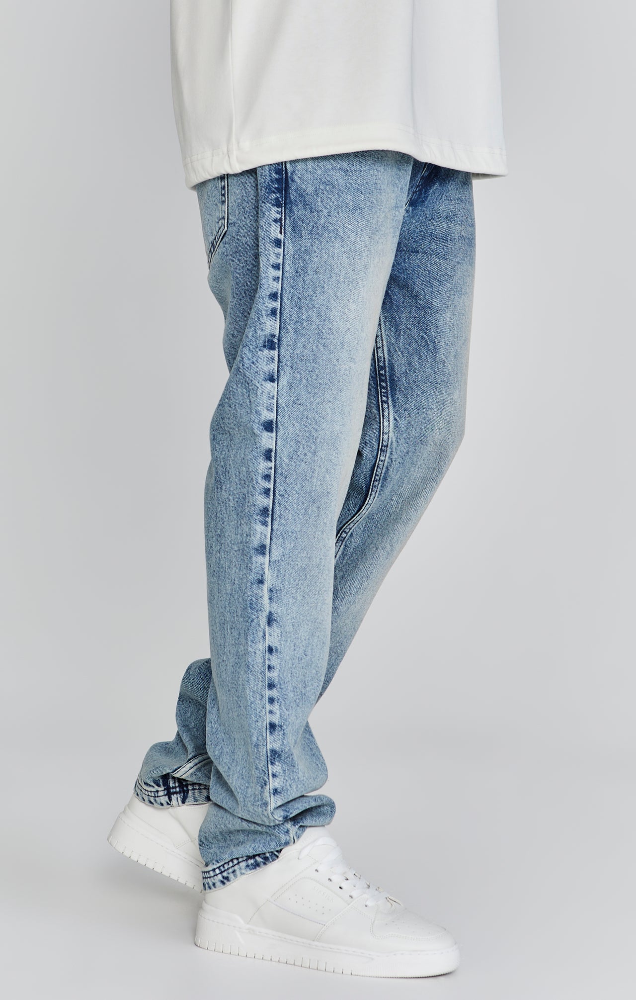 Blue Straight Fit Jeans (2)