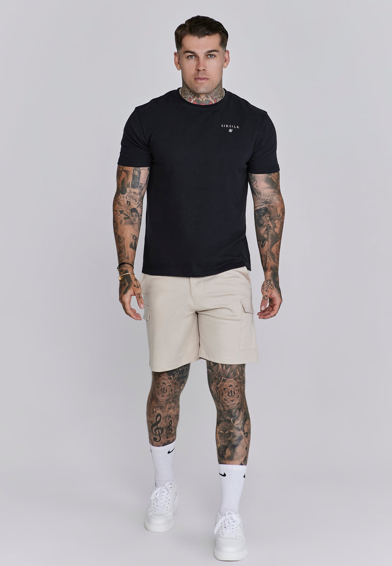 Beige Cargo Shorts (1)