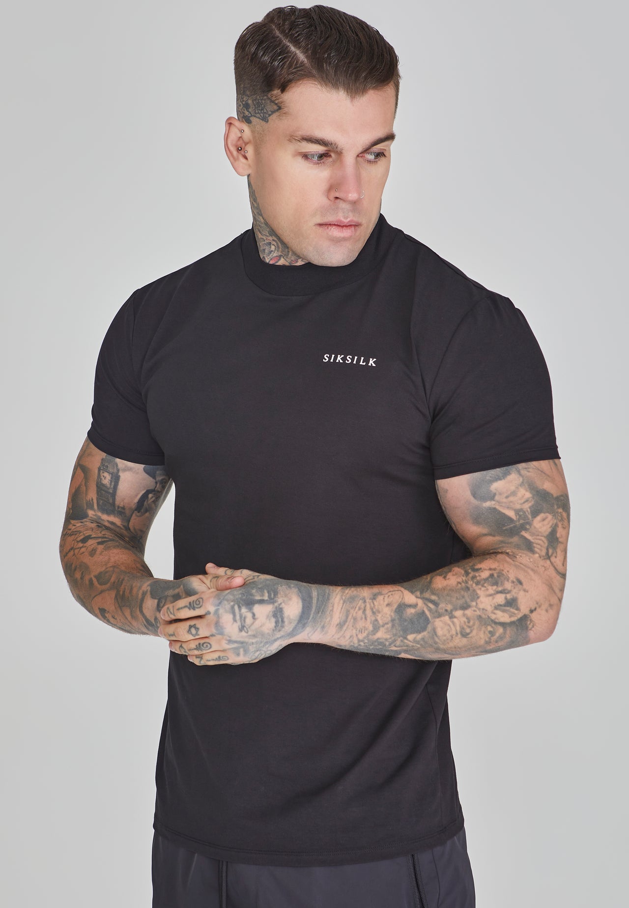 Black Muscle Fit T-Shirt