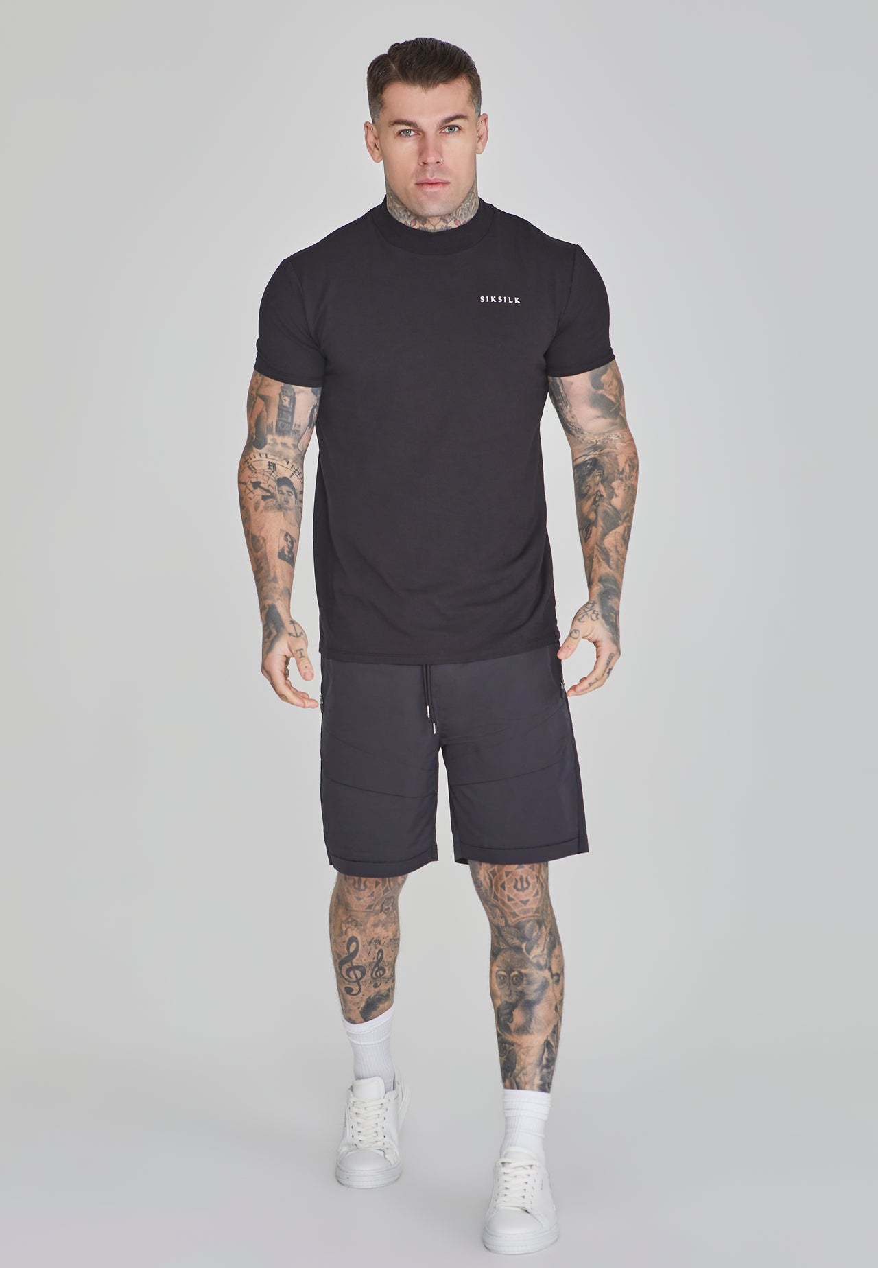 Black Muscle Fit T-Shirt (1)