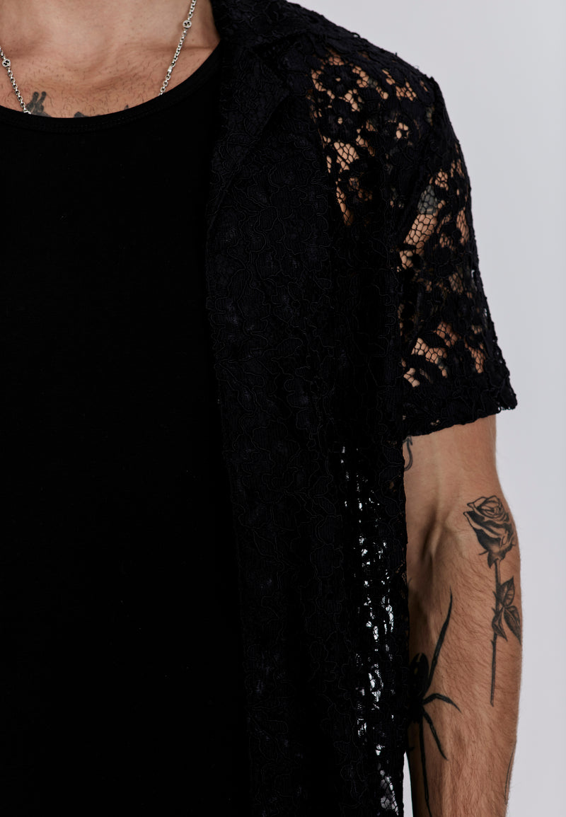 Black Lace Resort Shirt (1)