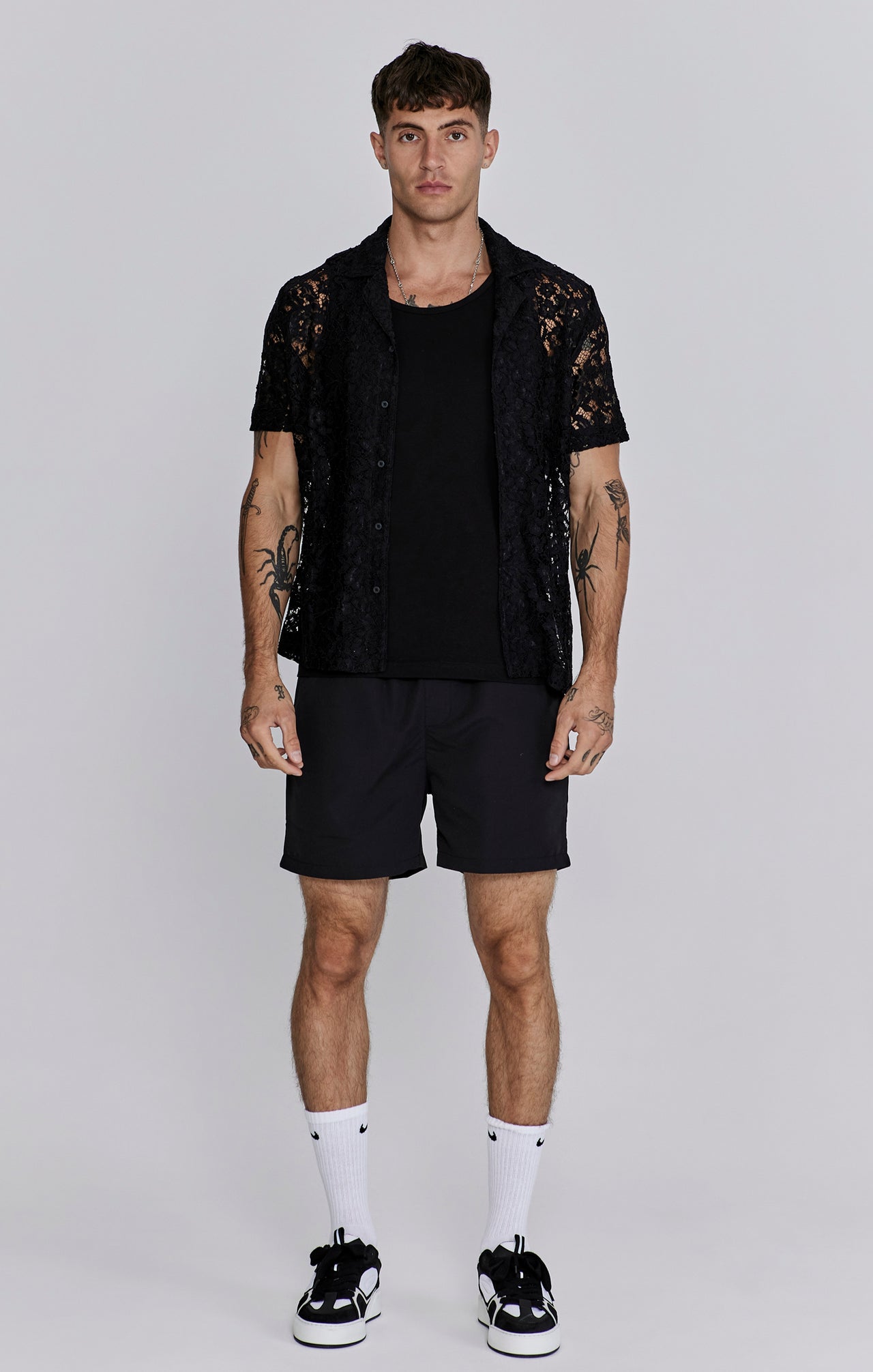 Black Lace Resort Shirt (2)