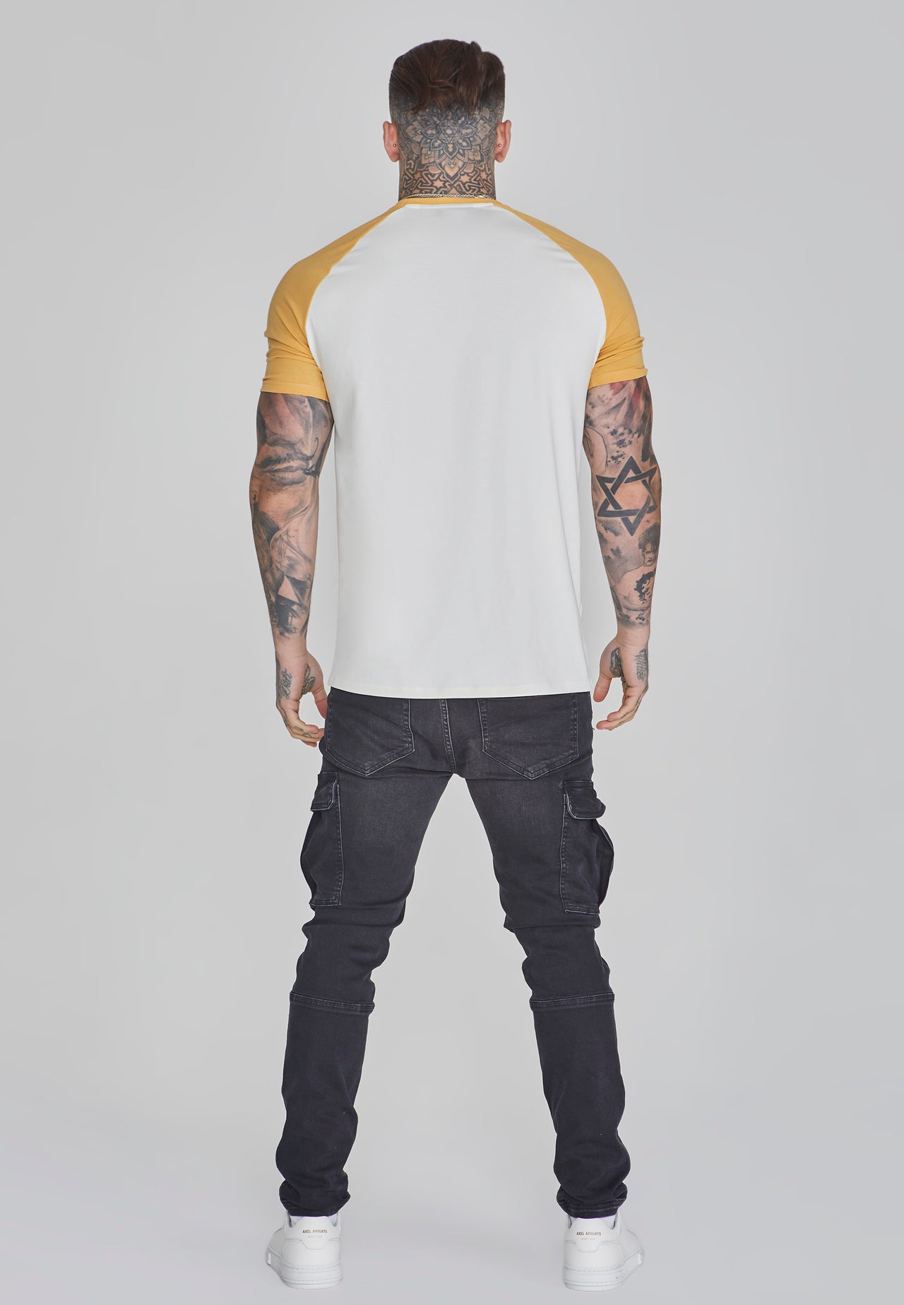 Ecru Yellow Raglan T-Shirt (4)