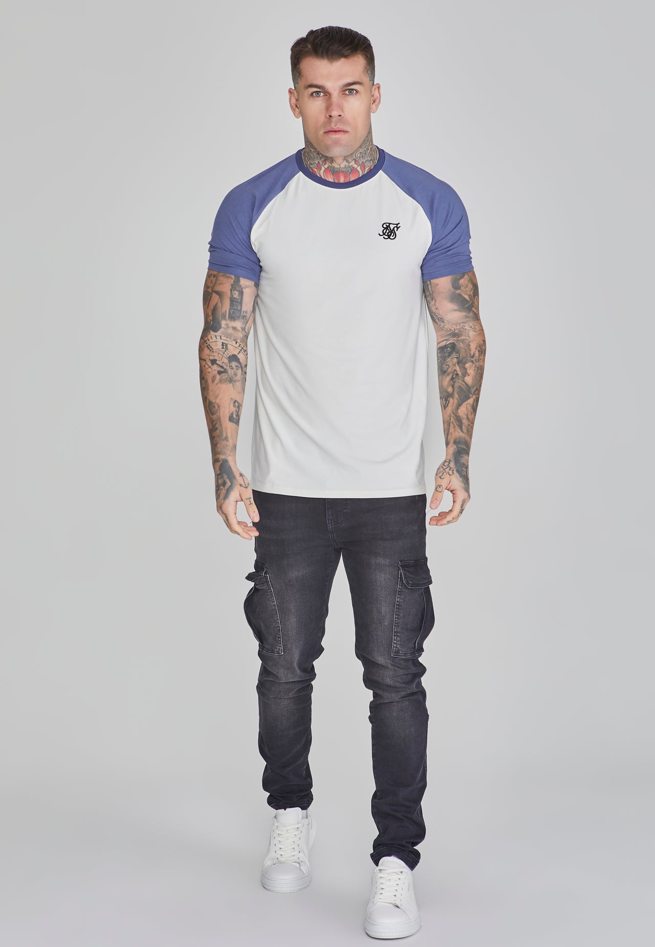 Ecru Blue Raglan T-Shirt (1)