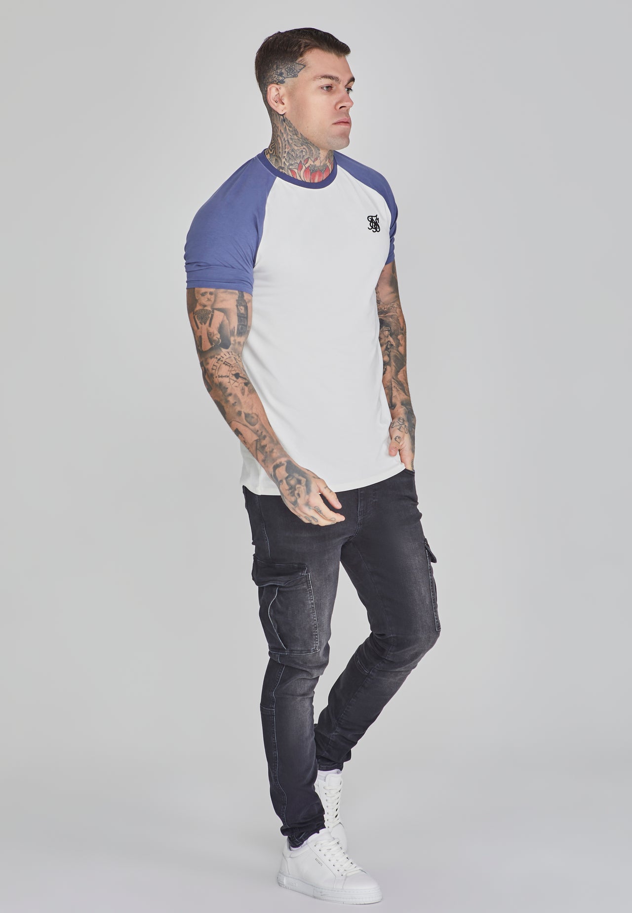 Ecru Blue Raglan T-Shirt (3)