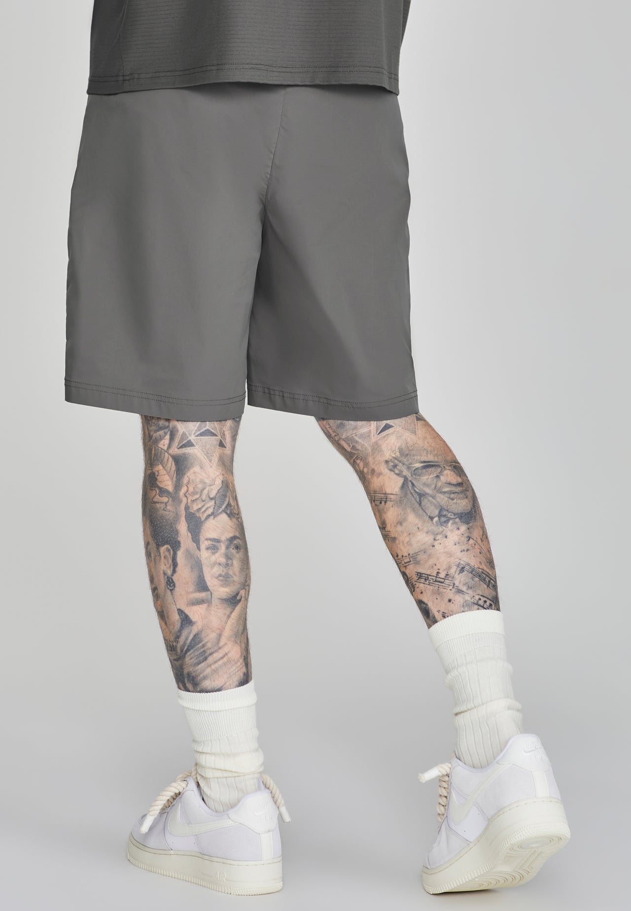 Grey Cargo Shorts (3)