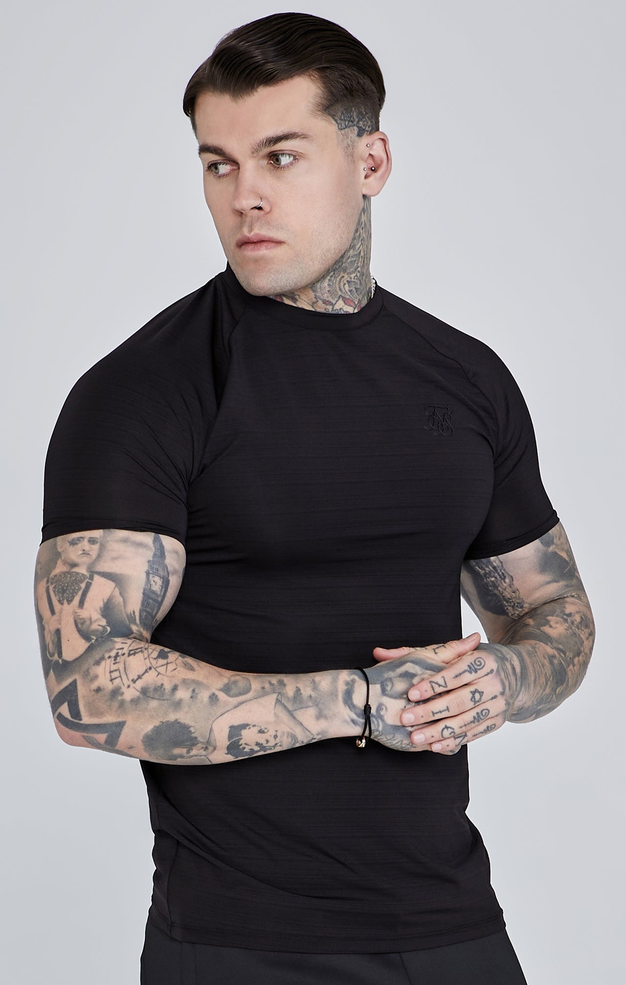 Black Muscle Fit T-Shirt