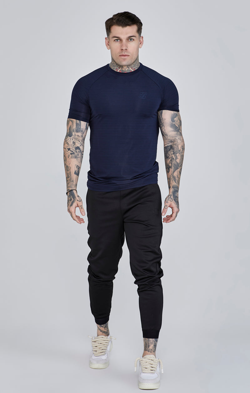 Navy Muscle Fit T-Shirt (1)