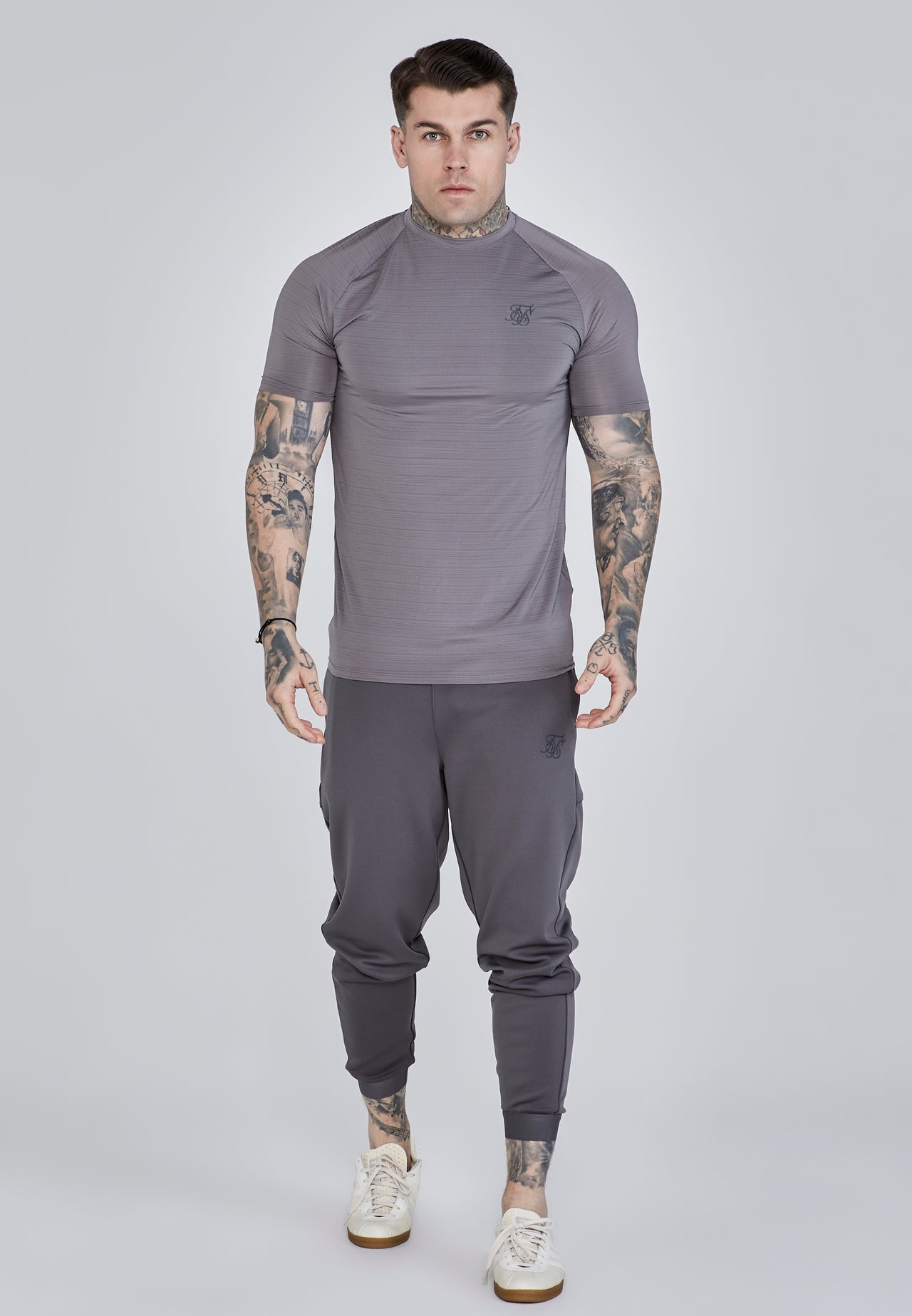 Grey Muscle Fit T-Shirt (1)