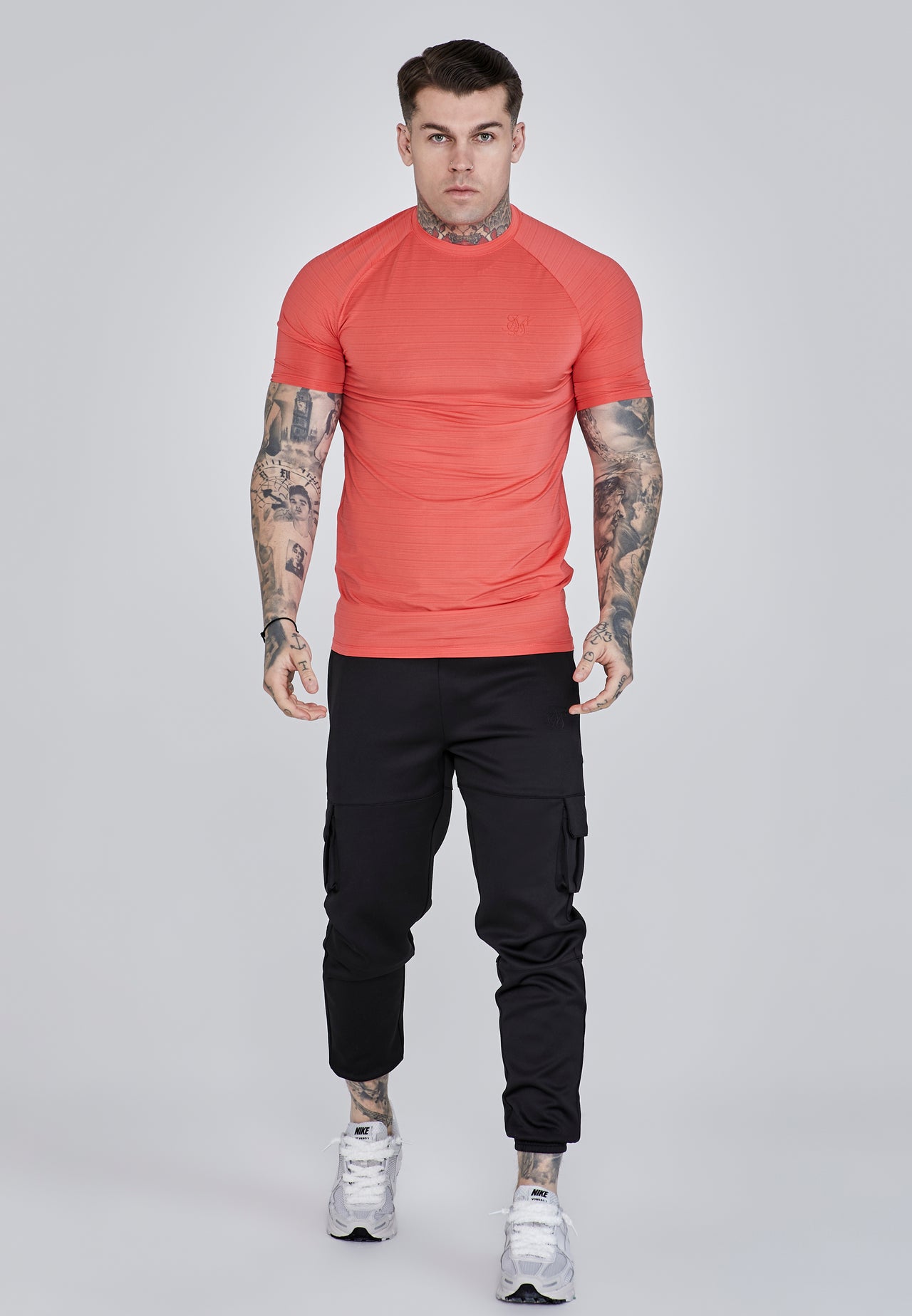 Orange Muscle Fit T-Shirt (1)