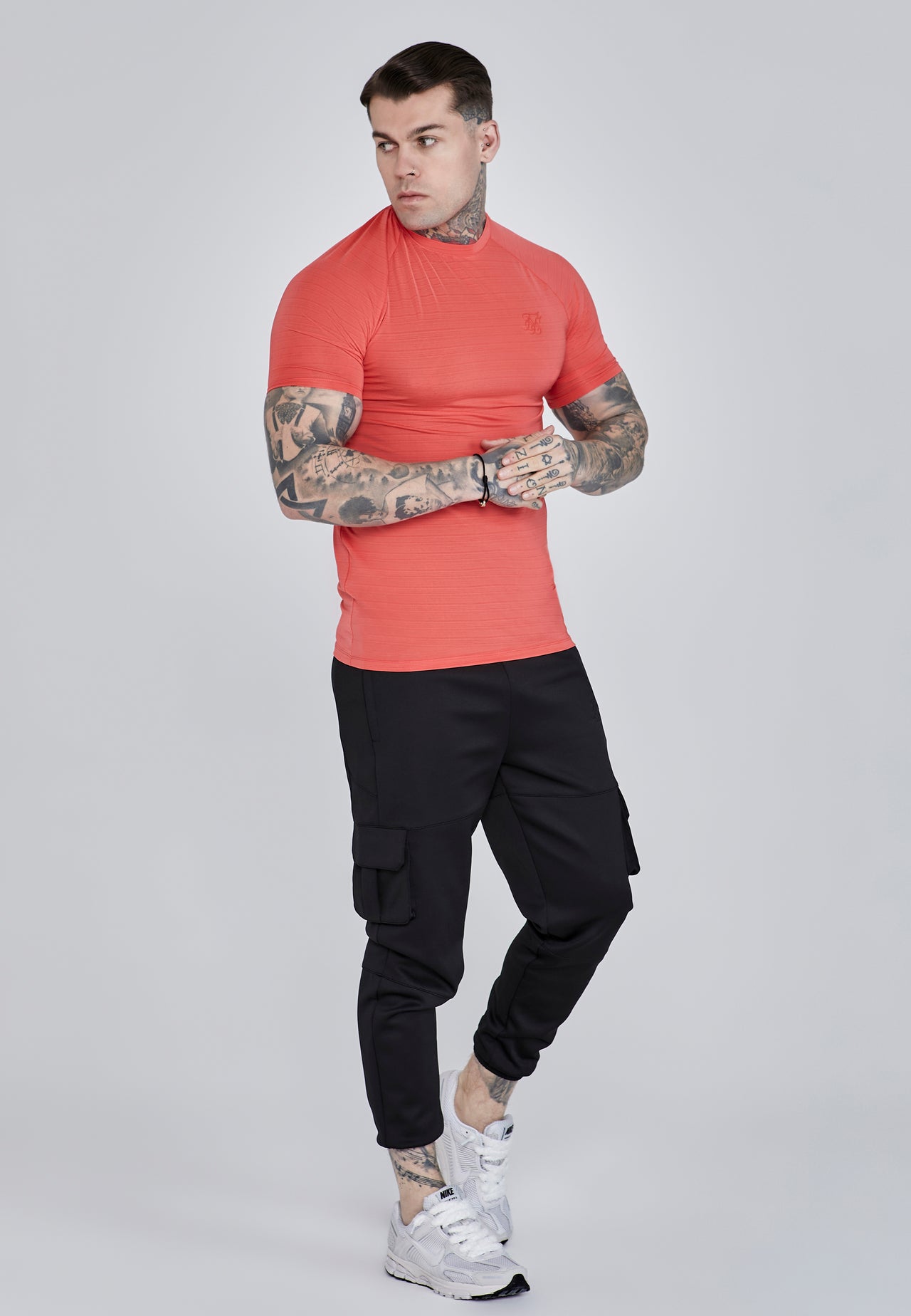 Orange Muscle Fit T-Shirt (3)