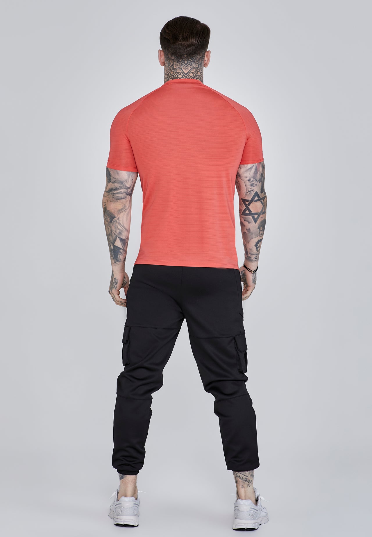 Orange Muscle Fit T-Shirt (4)