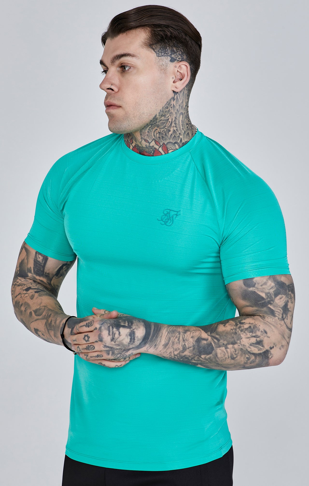 Green Muscle Fit T-Shirt