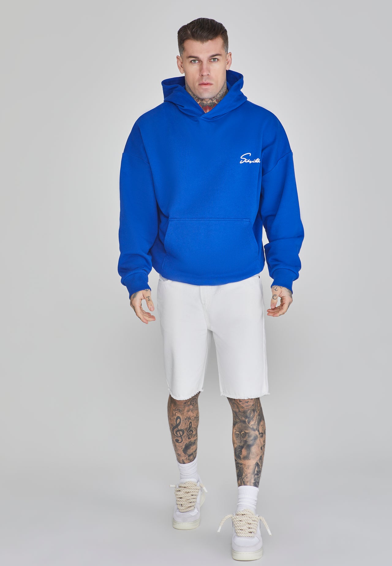 Blue Script Hoodie (1)