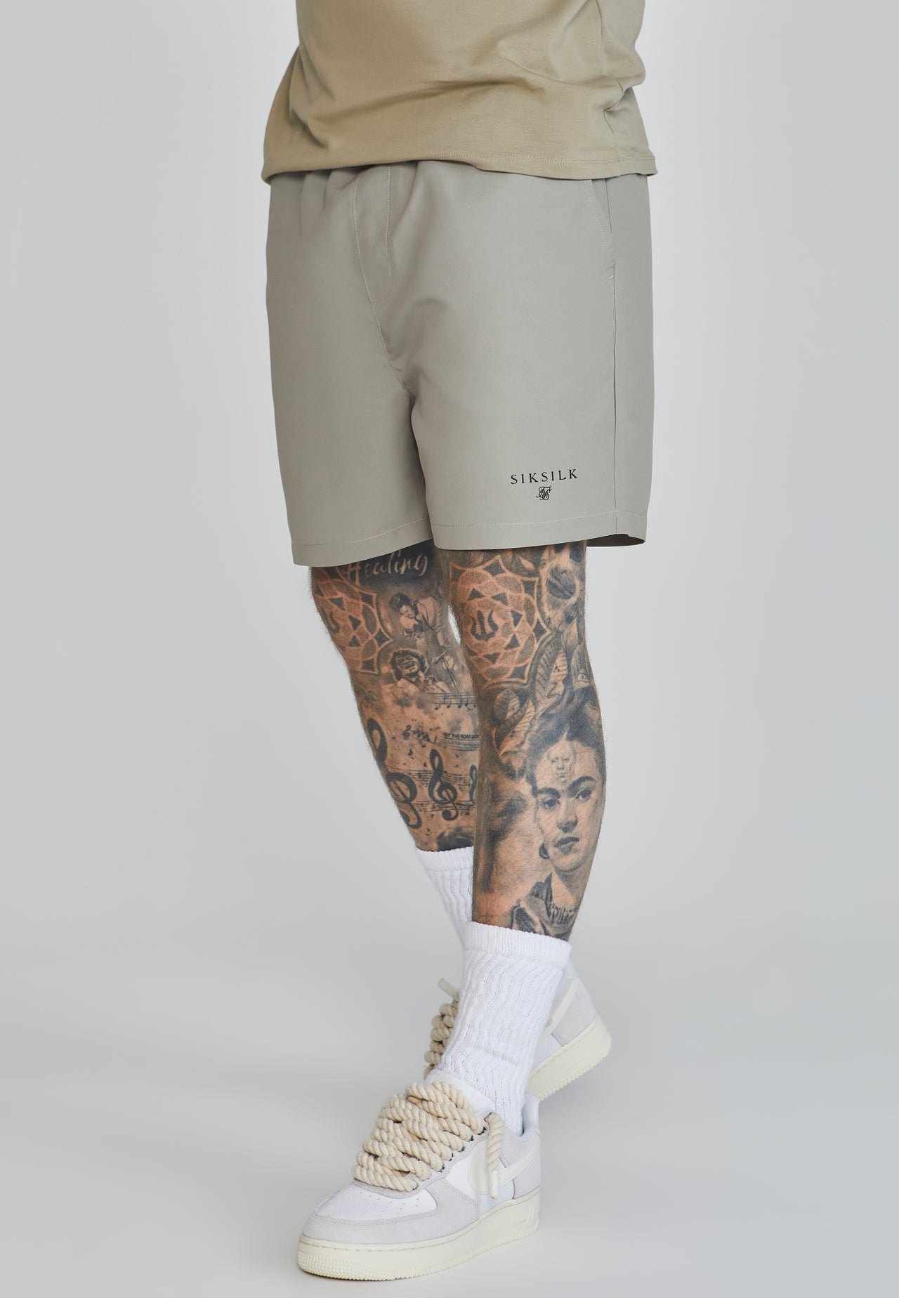 Khaki Swim Shorts