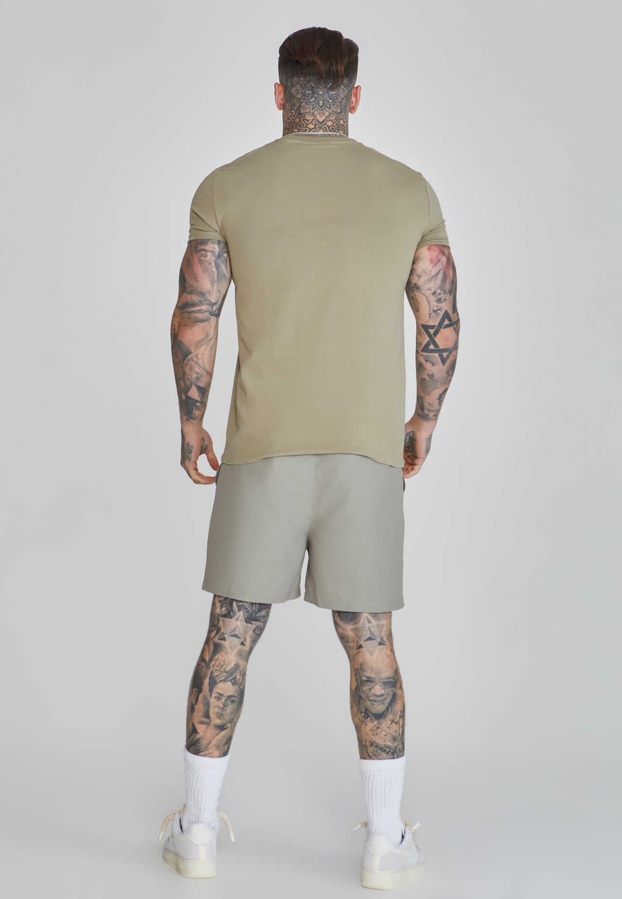 Khaki Swim Shorts (4)