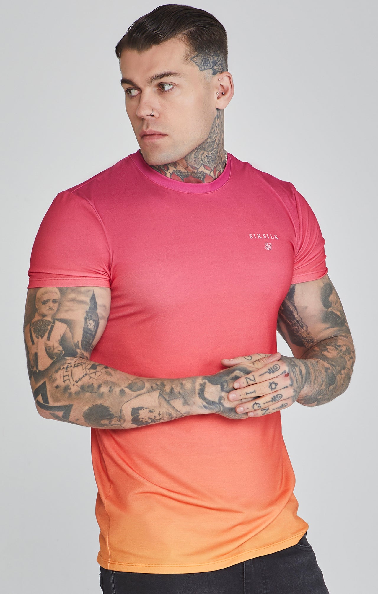 Pink Yellow Fade T-Shirt