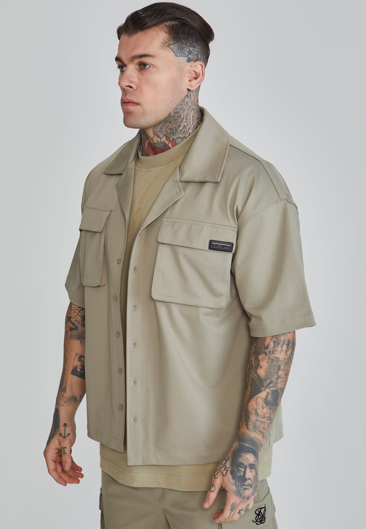 Khaki Flight Utility Shirt