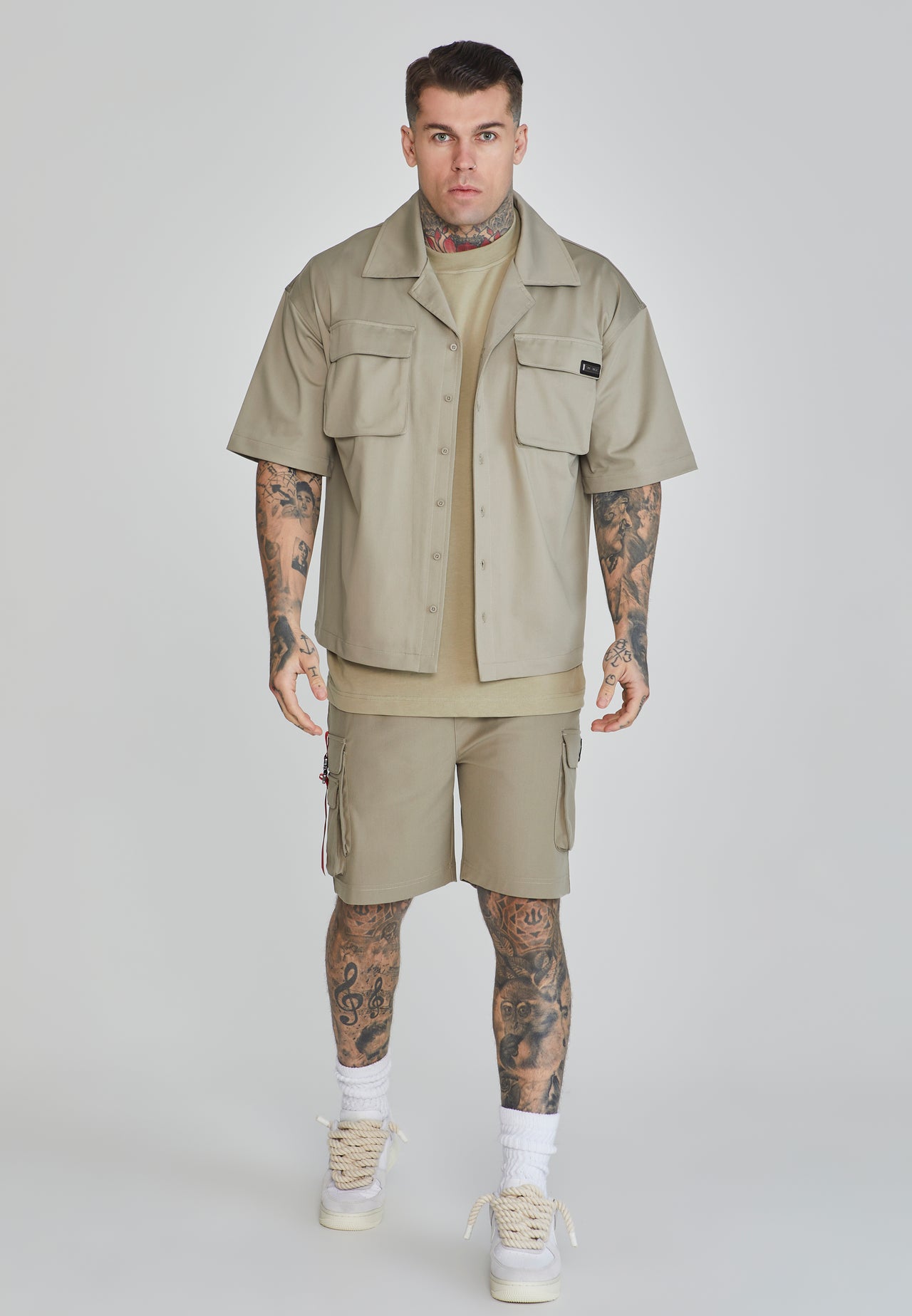 Khaki Flight Utility Shirt (1)