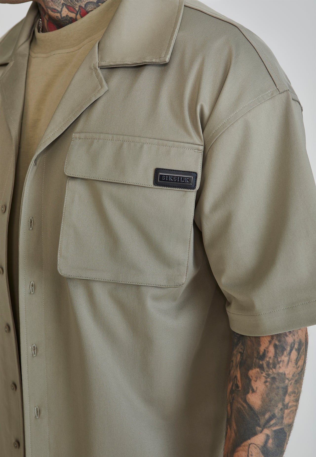 Khaki Flight Utility Shirt (4)