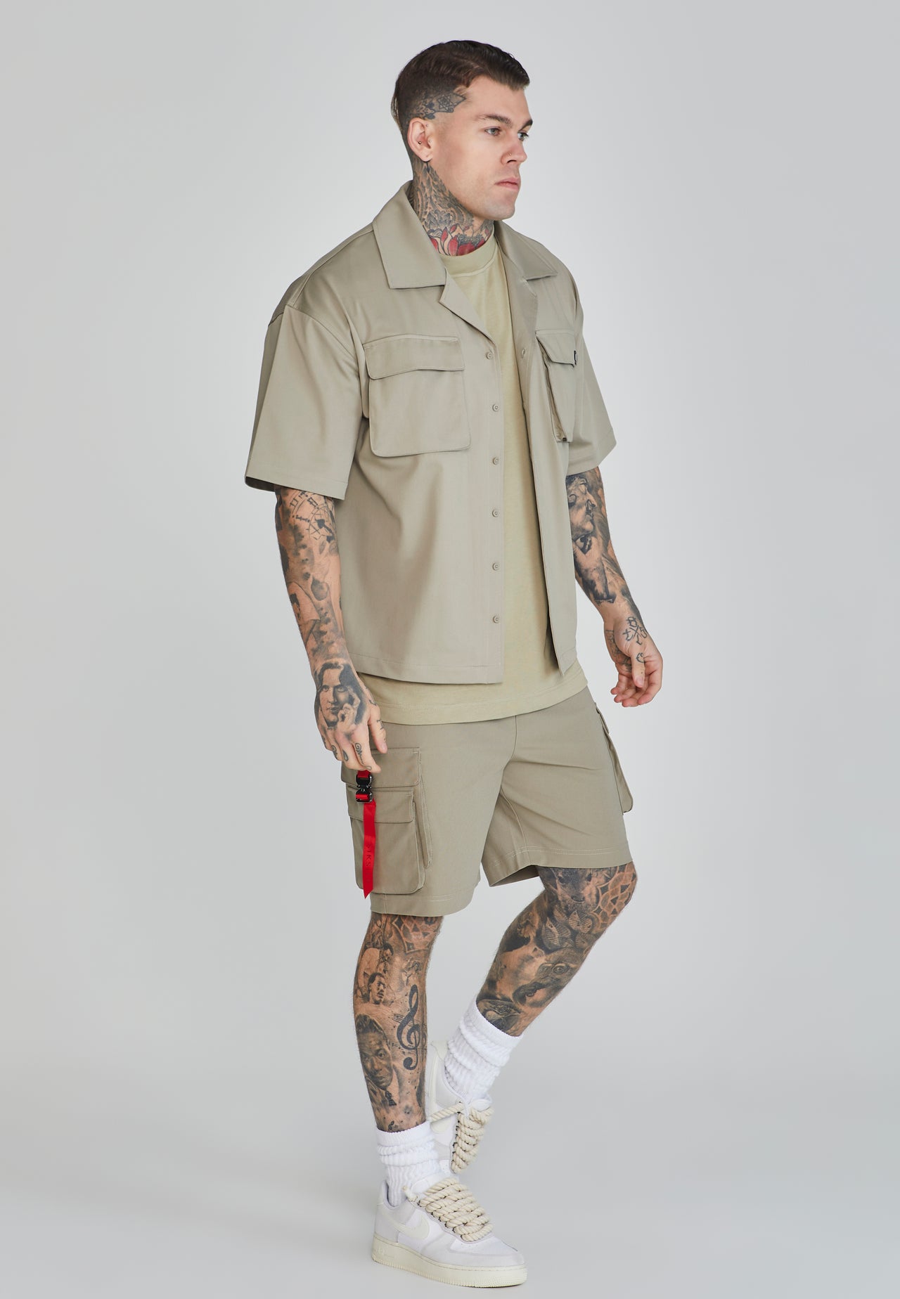 Khaki Flight Utility Shirt (2)