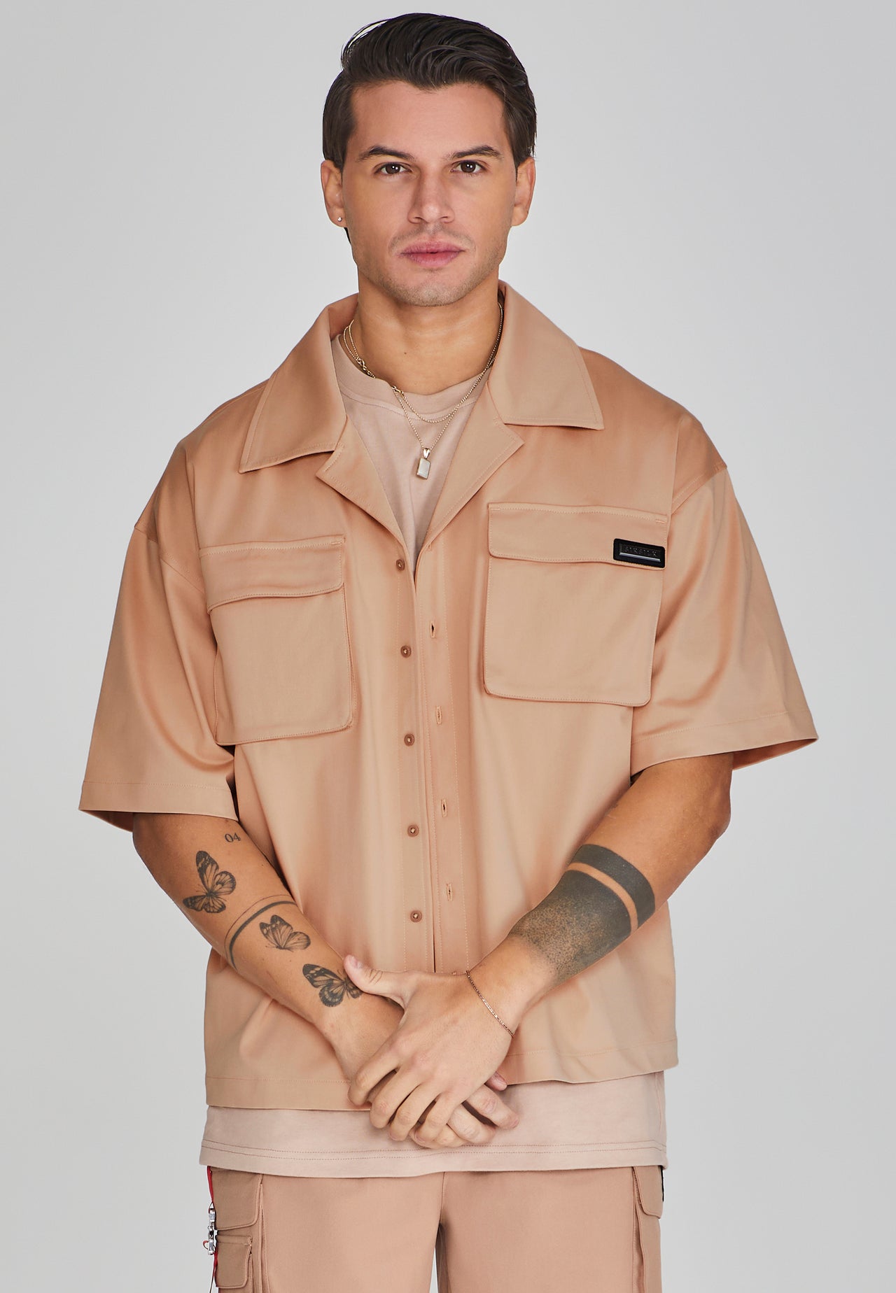 Brown Flight Utility Shirt