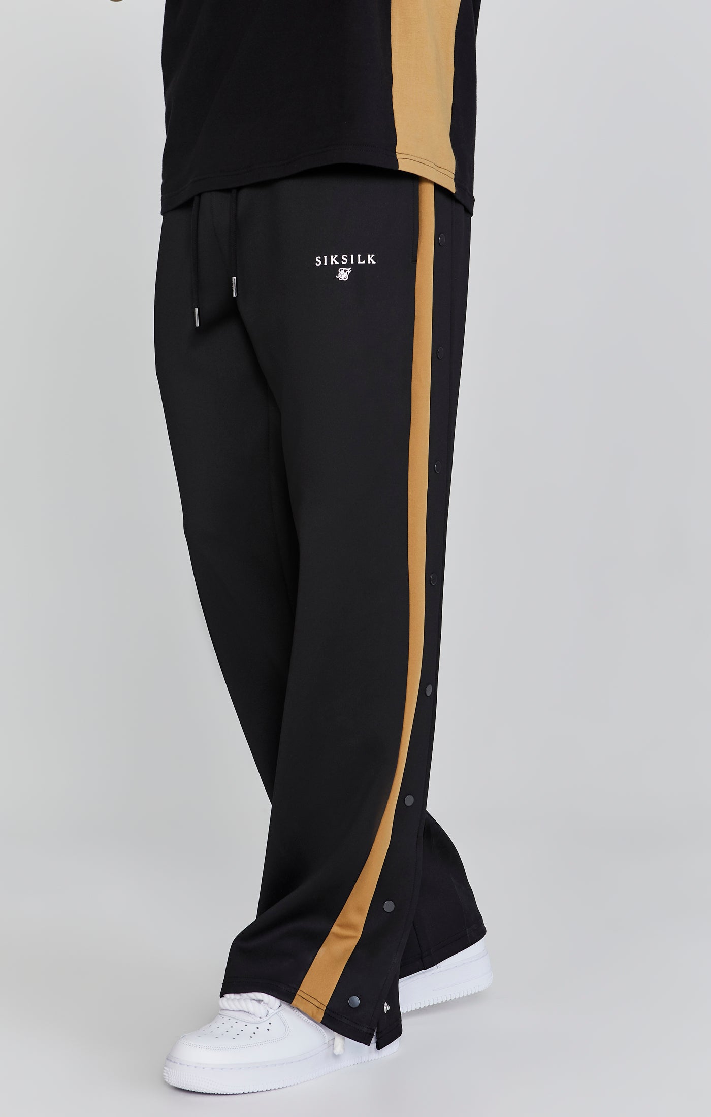 SikSilk Men s Black Track Pants SikSilk UK