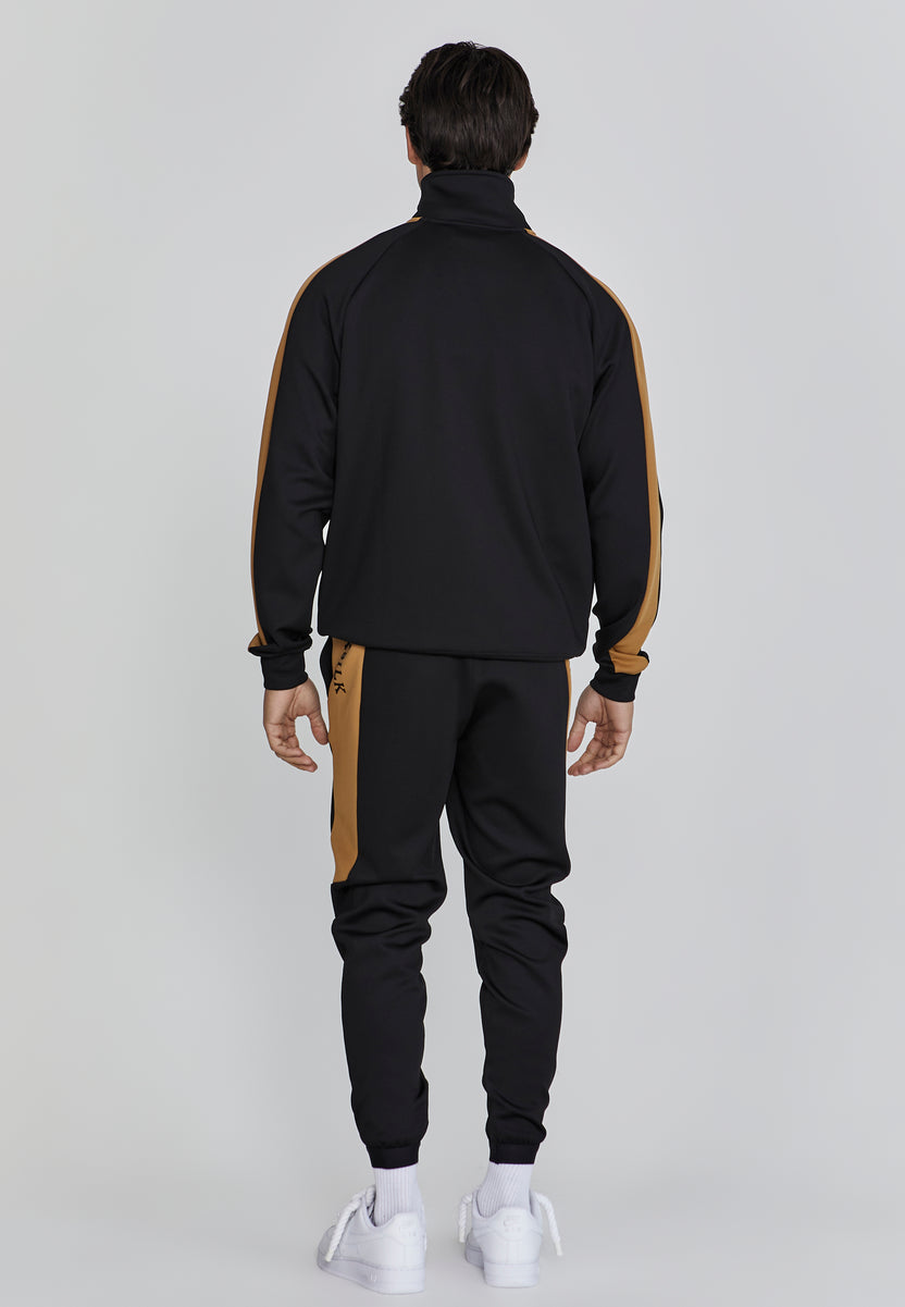 SikSilk Men's Black Track Top SikSilk UK