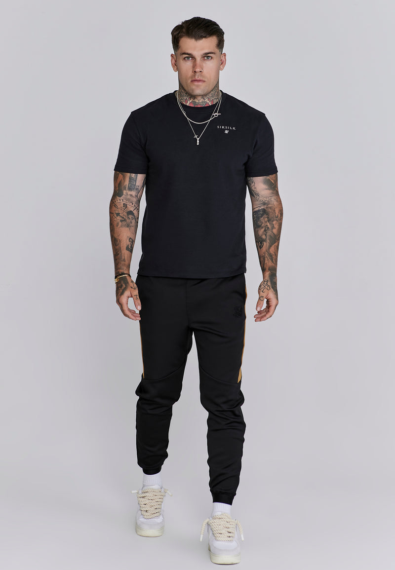 Black Muscle Fit Joggers (1)