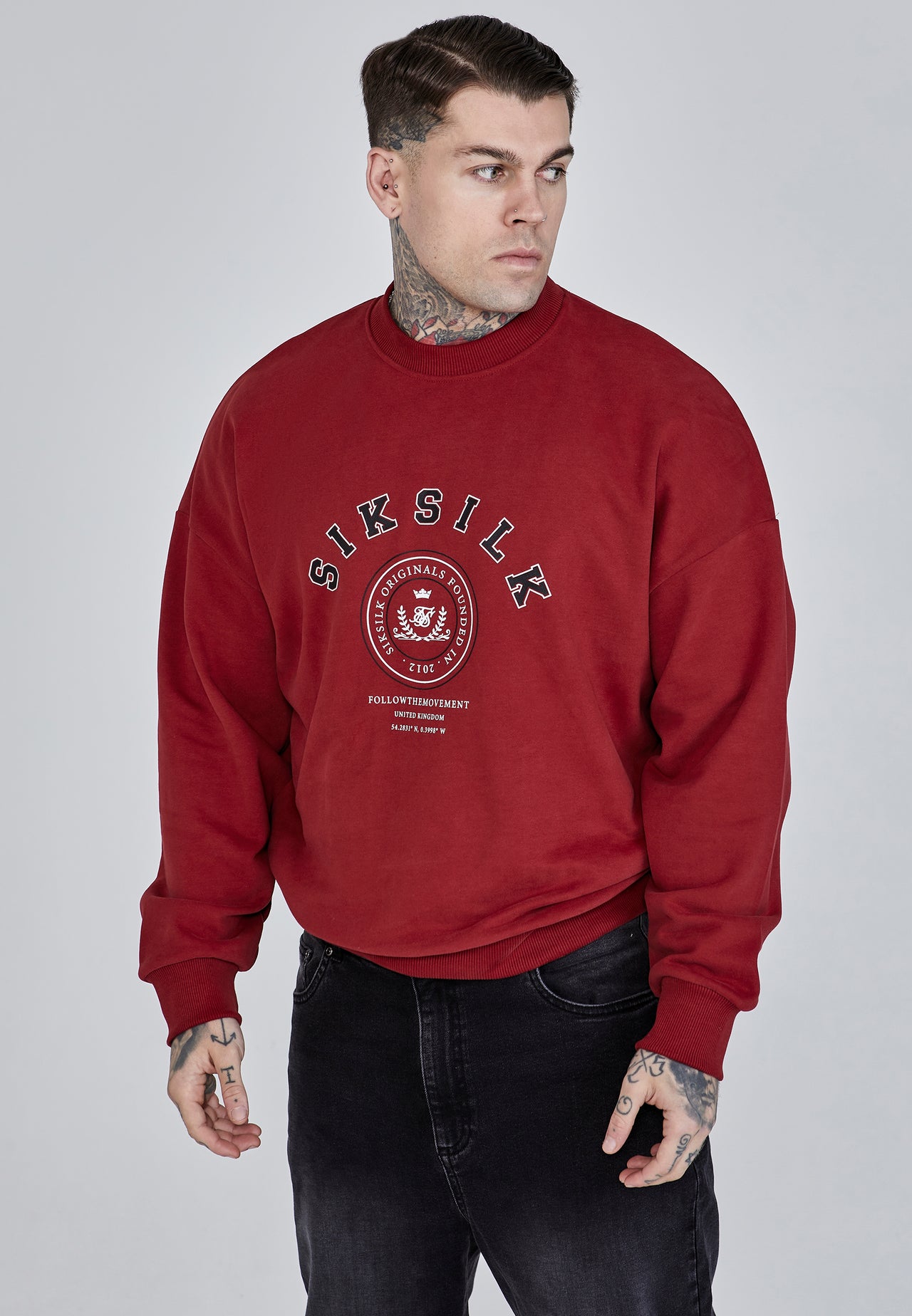 Burgundy Logo Sweater