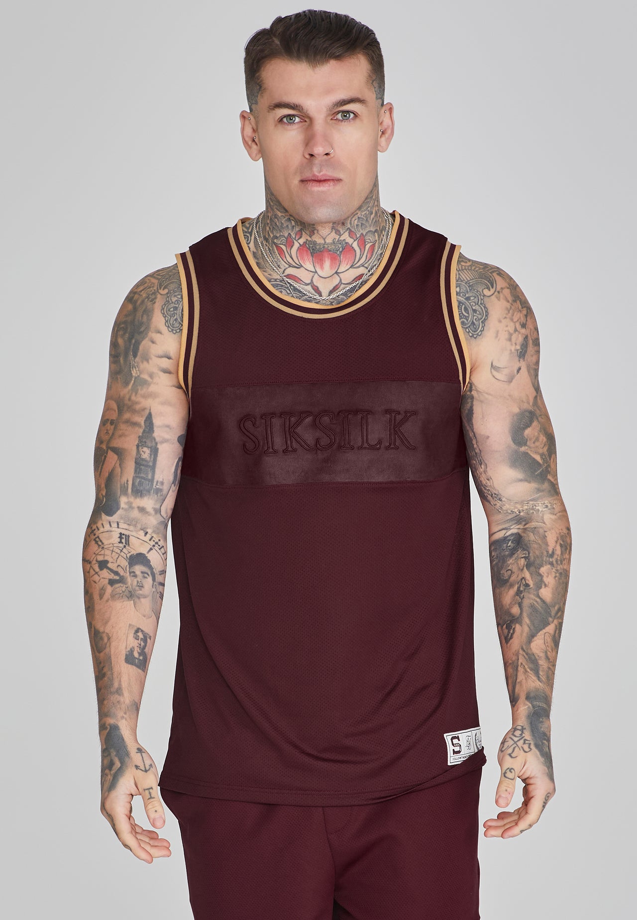 Burgundy Basketball Vest