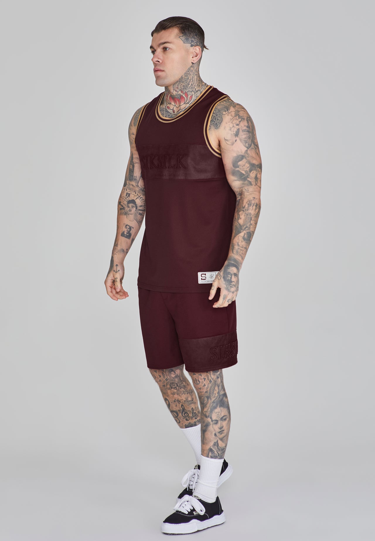 Burgundy Basketball Vest (1)